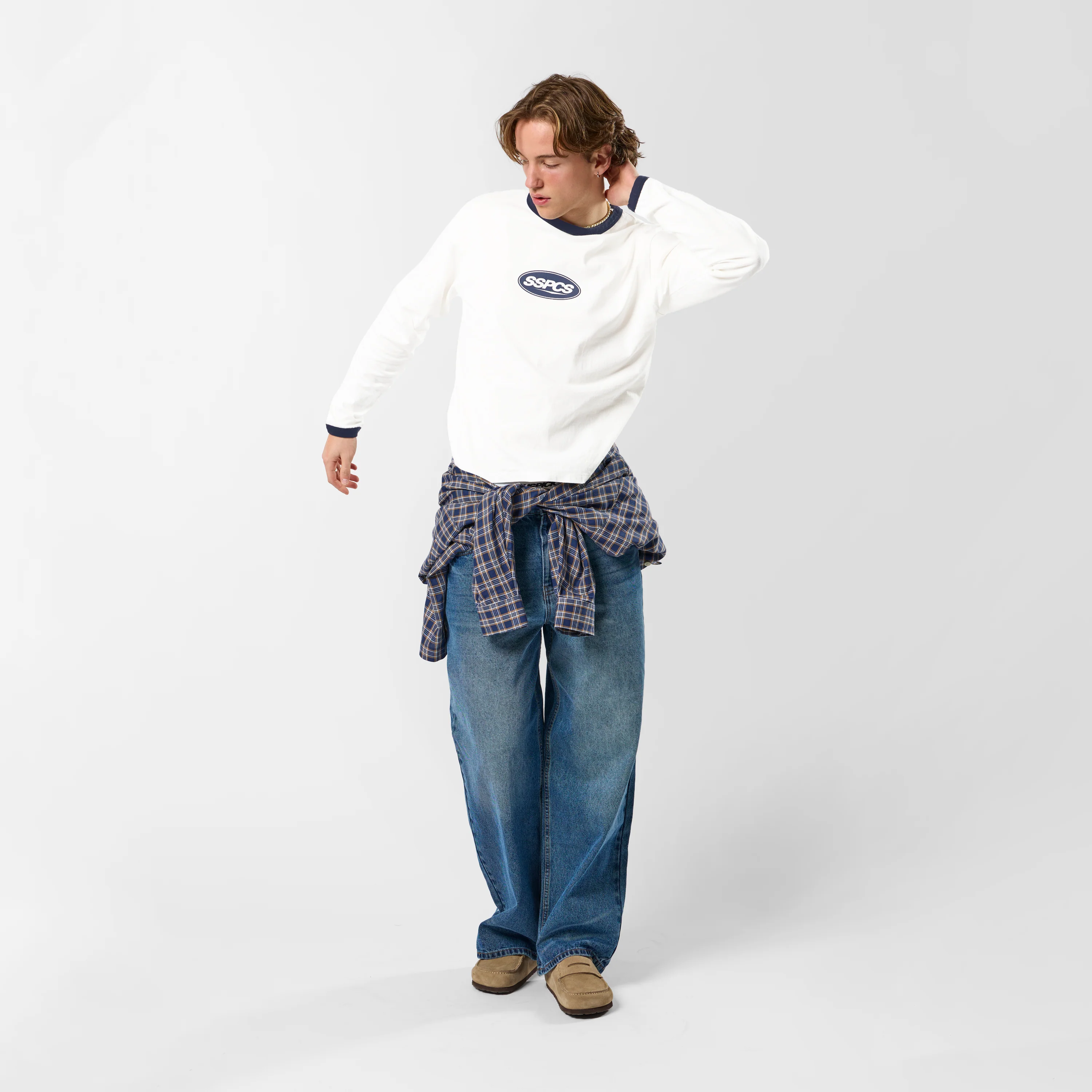 Off Season / Badge Ringer Longsleeve - Nightfall - Image 9
