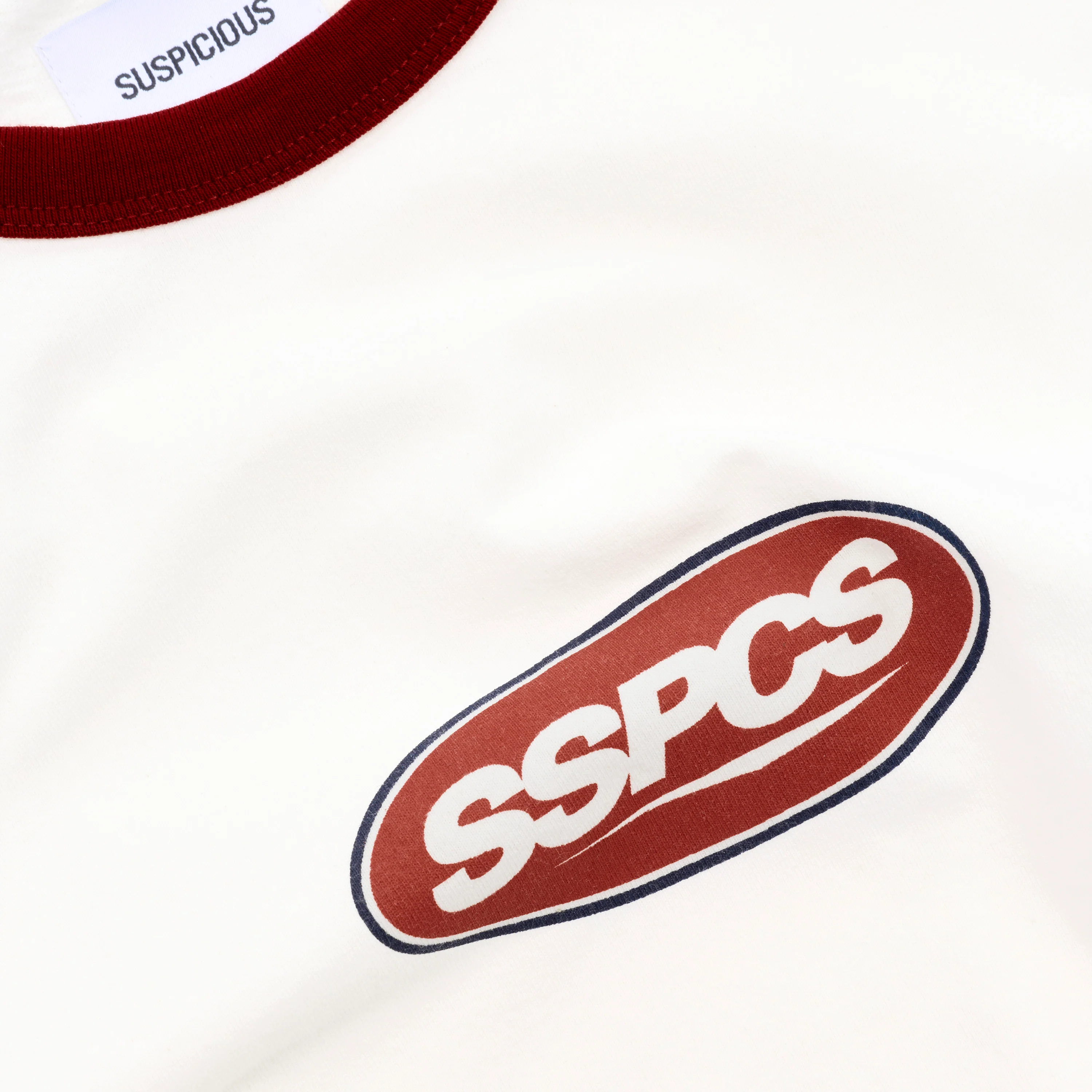 Off Season / Badge Ringer Tee - Red - Image 4