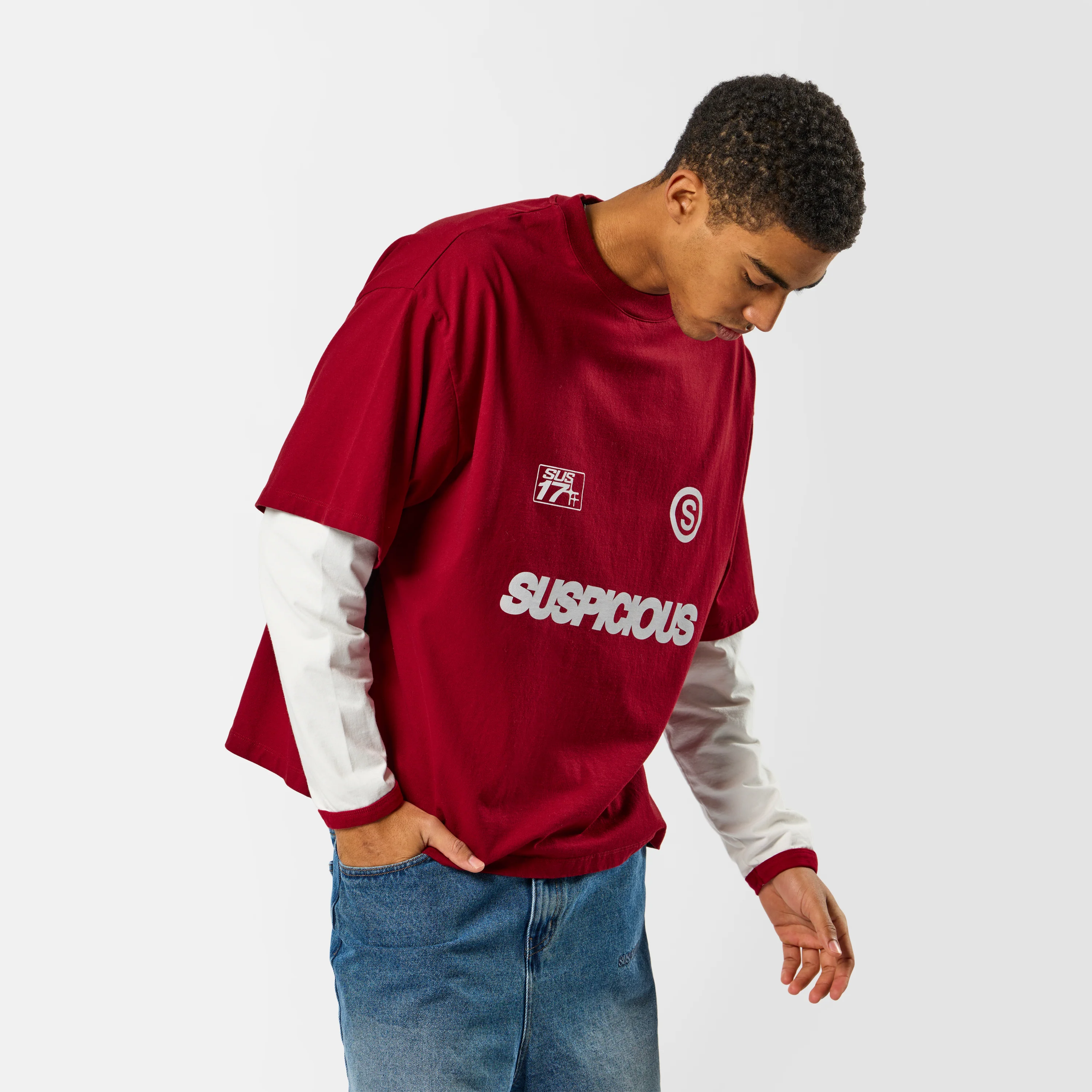 Off Season / Club Tee - Dark Red - Image 2