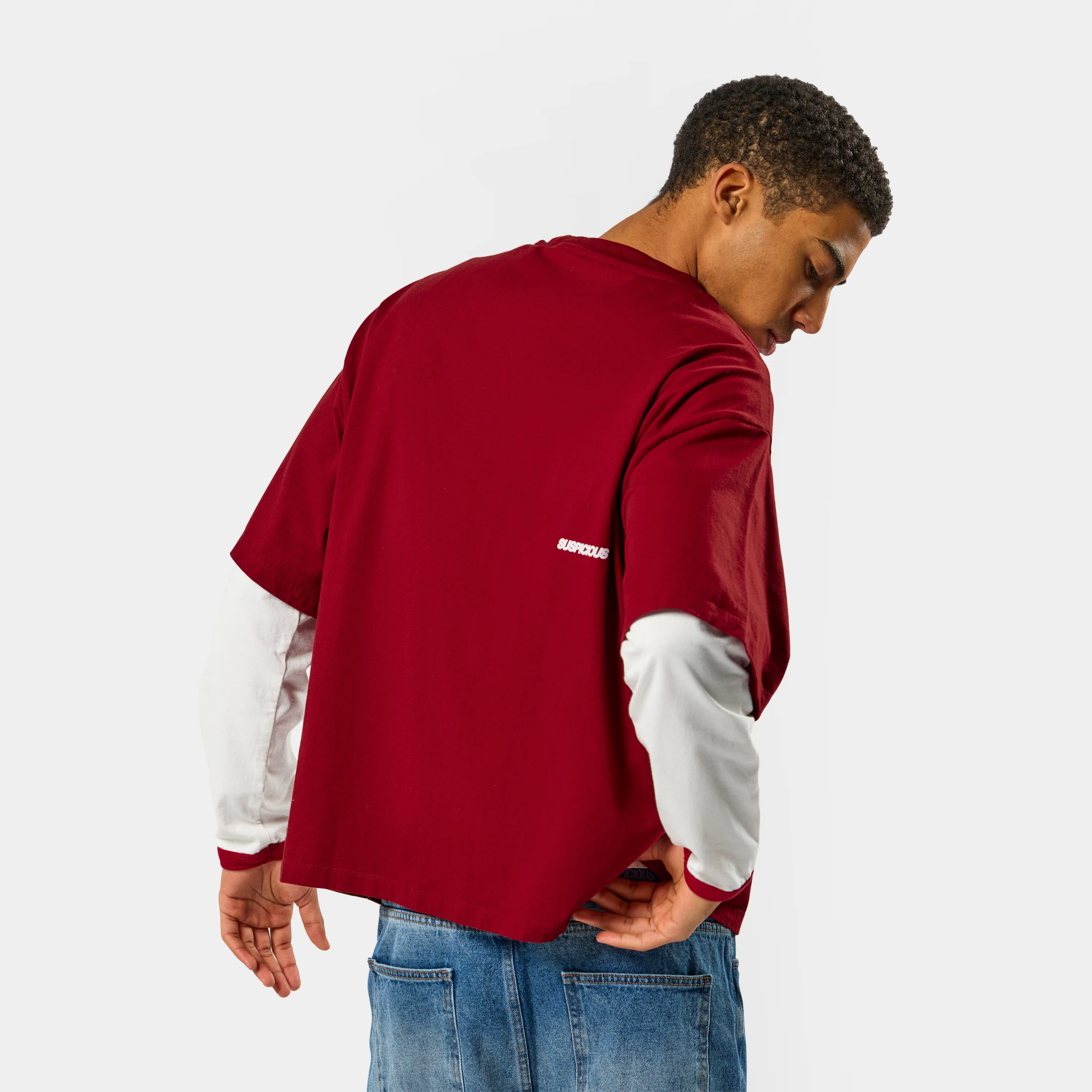 Off Season / Club Tee - Dark Red - Image 5