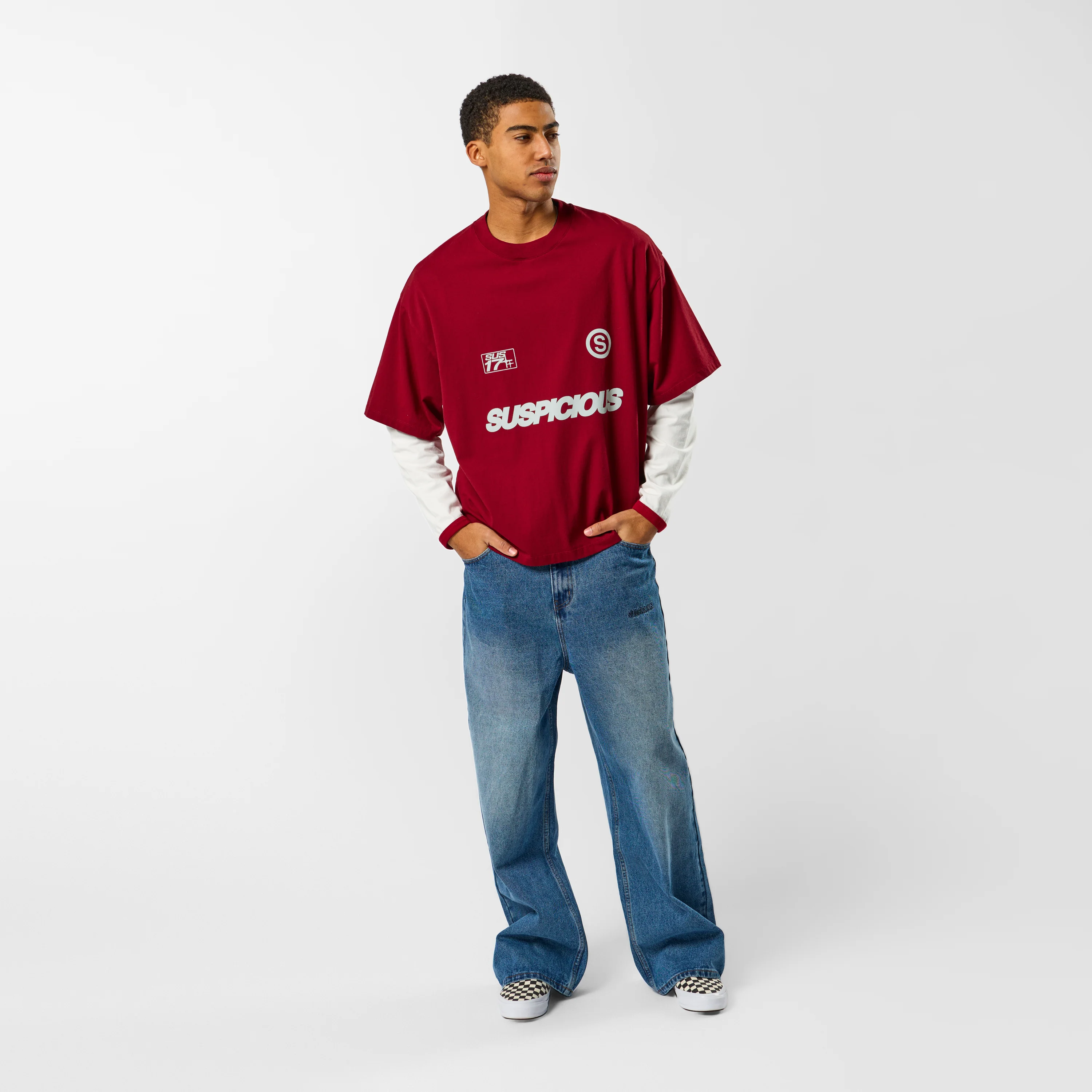 Off Season / Club Tee - Dark Red - Image 9