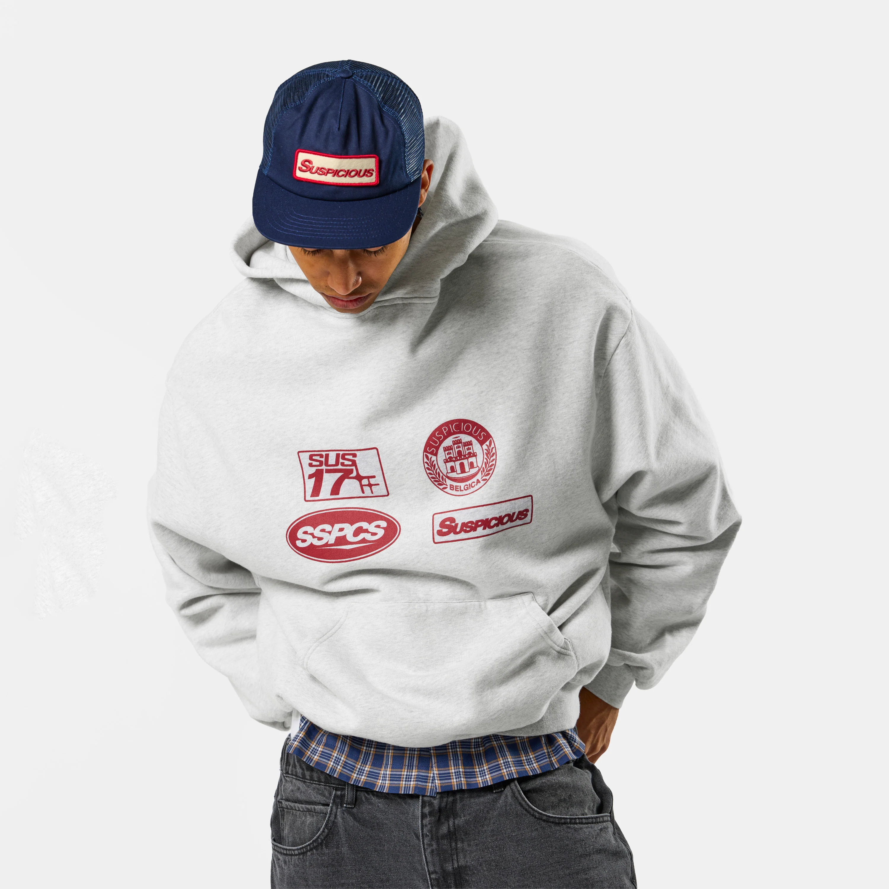 Off Season / Line Up Hoodie - Ash - Image 2