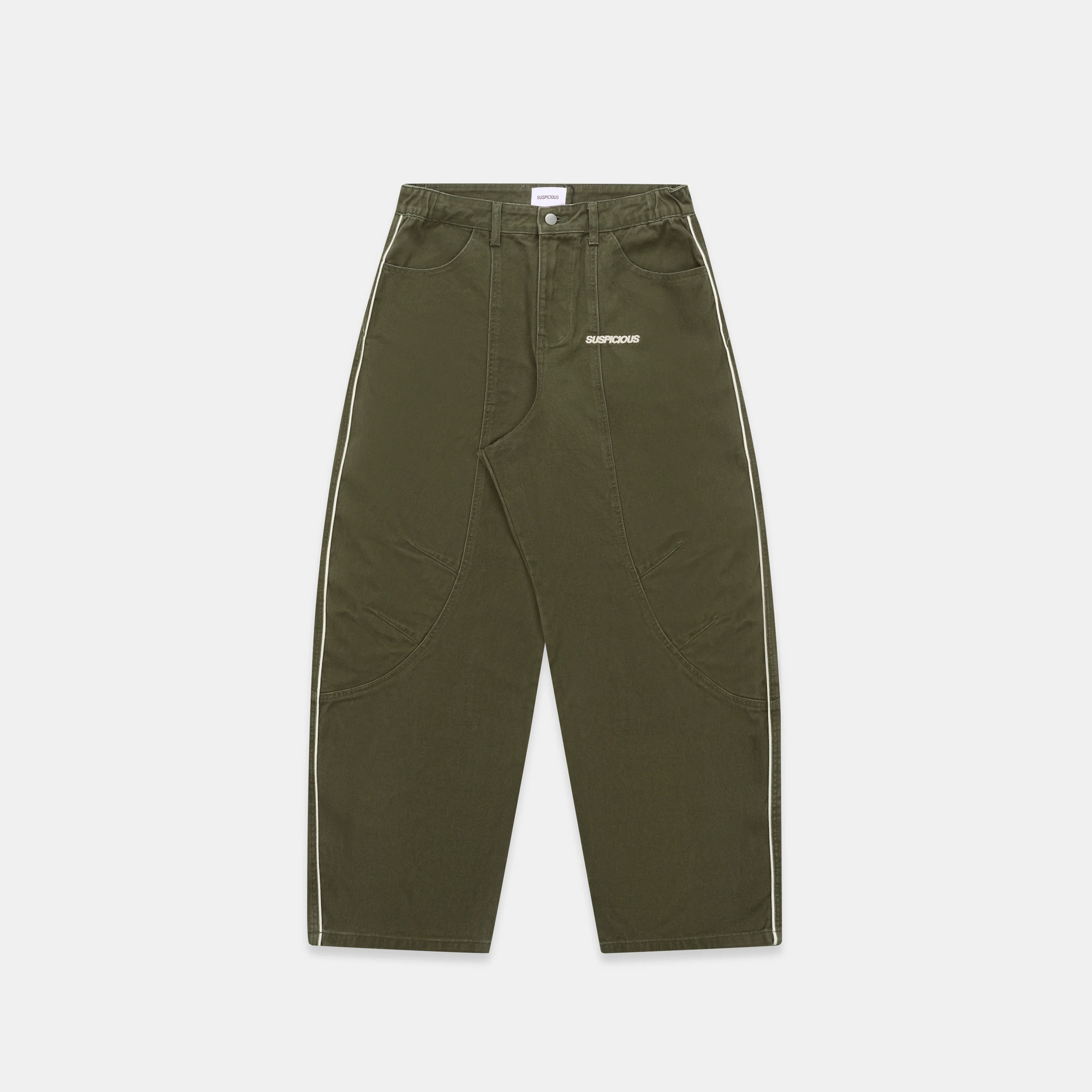 Off Season / S Club Big Barrel Jeans - Dusty Green