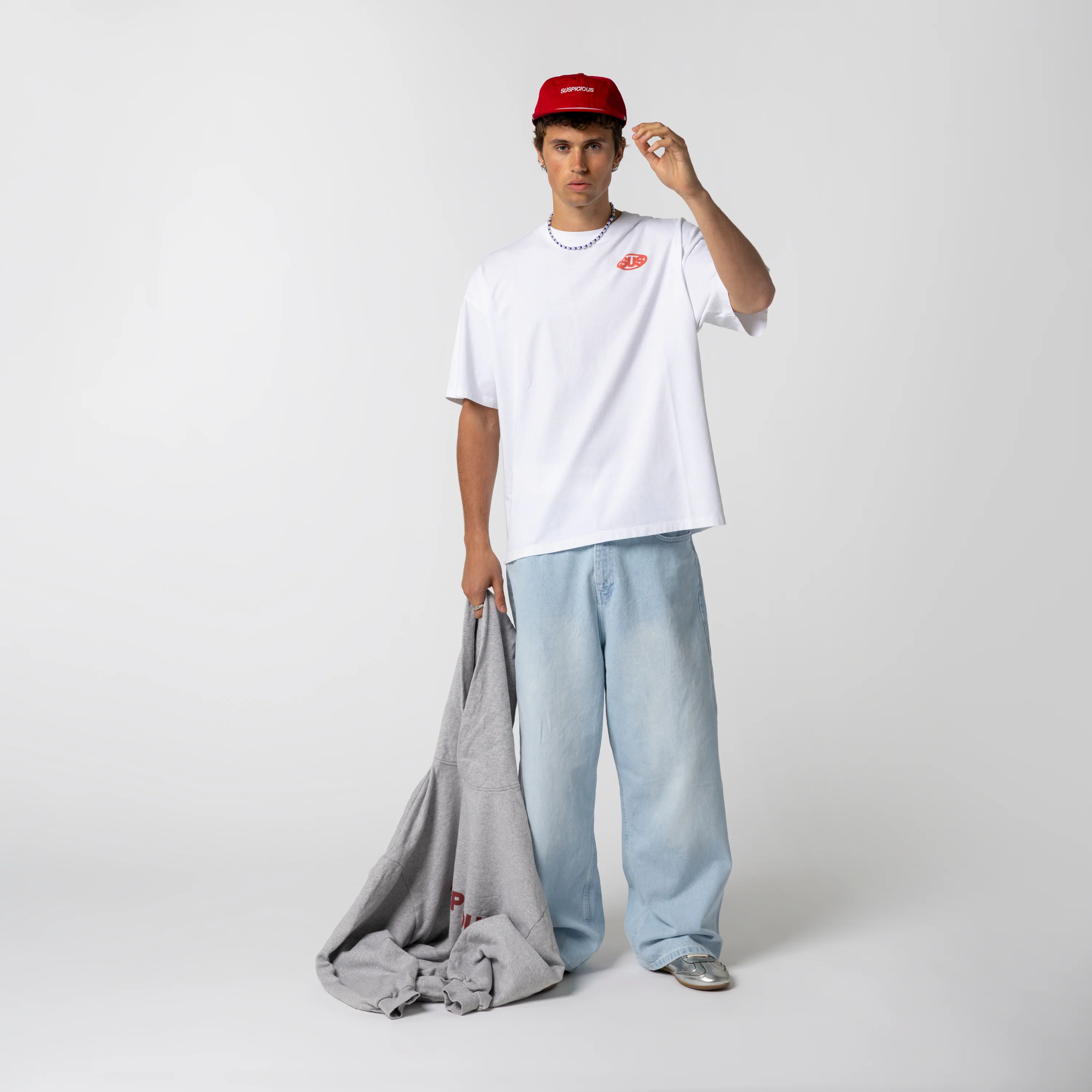 PL / Court Vision Tee - White - Image 5