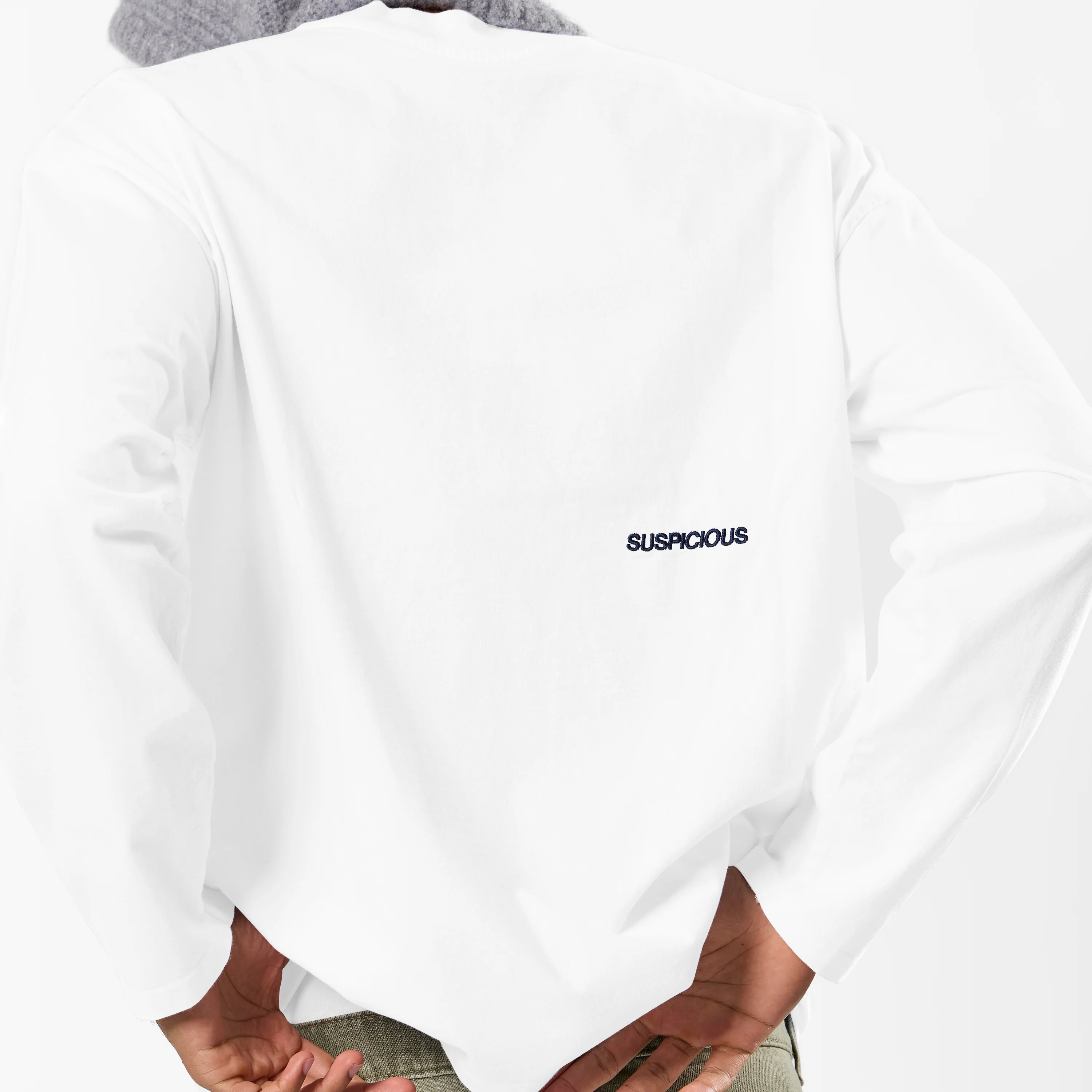 PL / Essentials Longsleeve - White - Image 7
