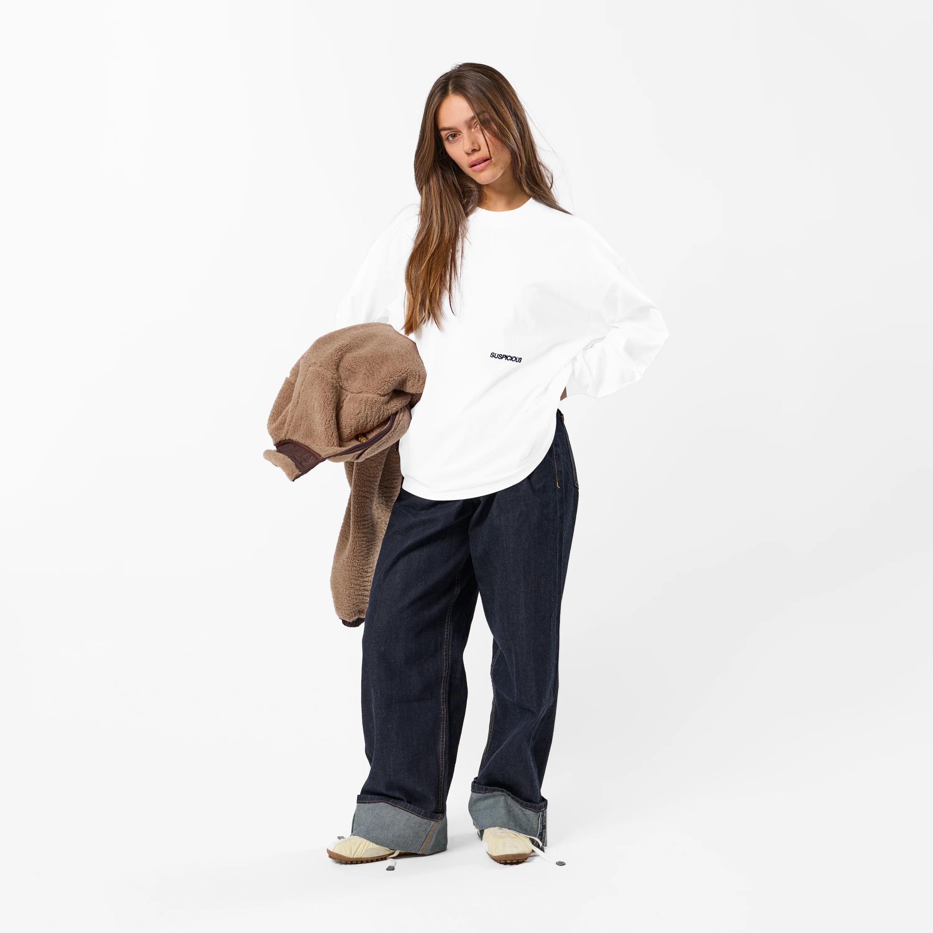 PL / Essentials Longsleeve - White - Image 8