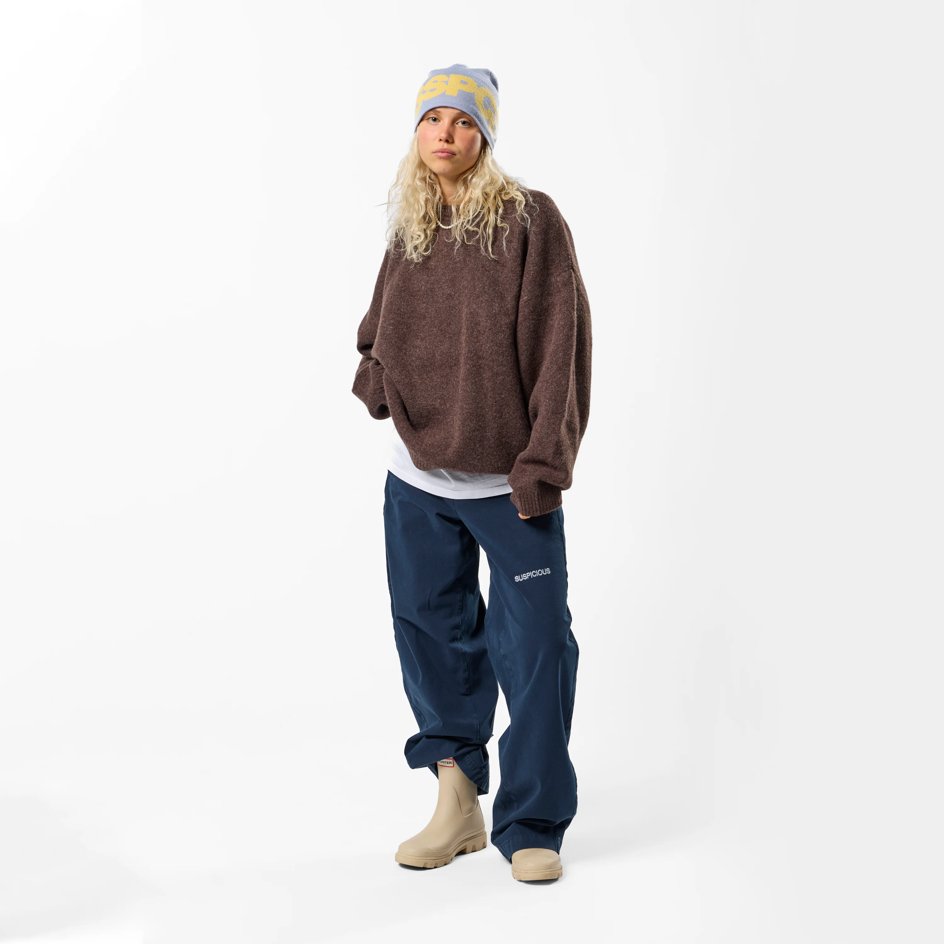 PL / Landscape Knitted Sweat - Espresso - Image 4