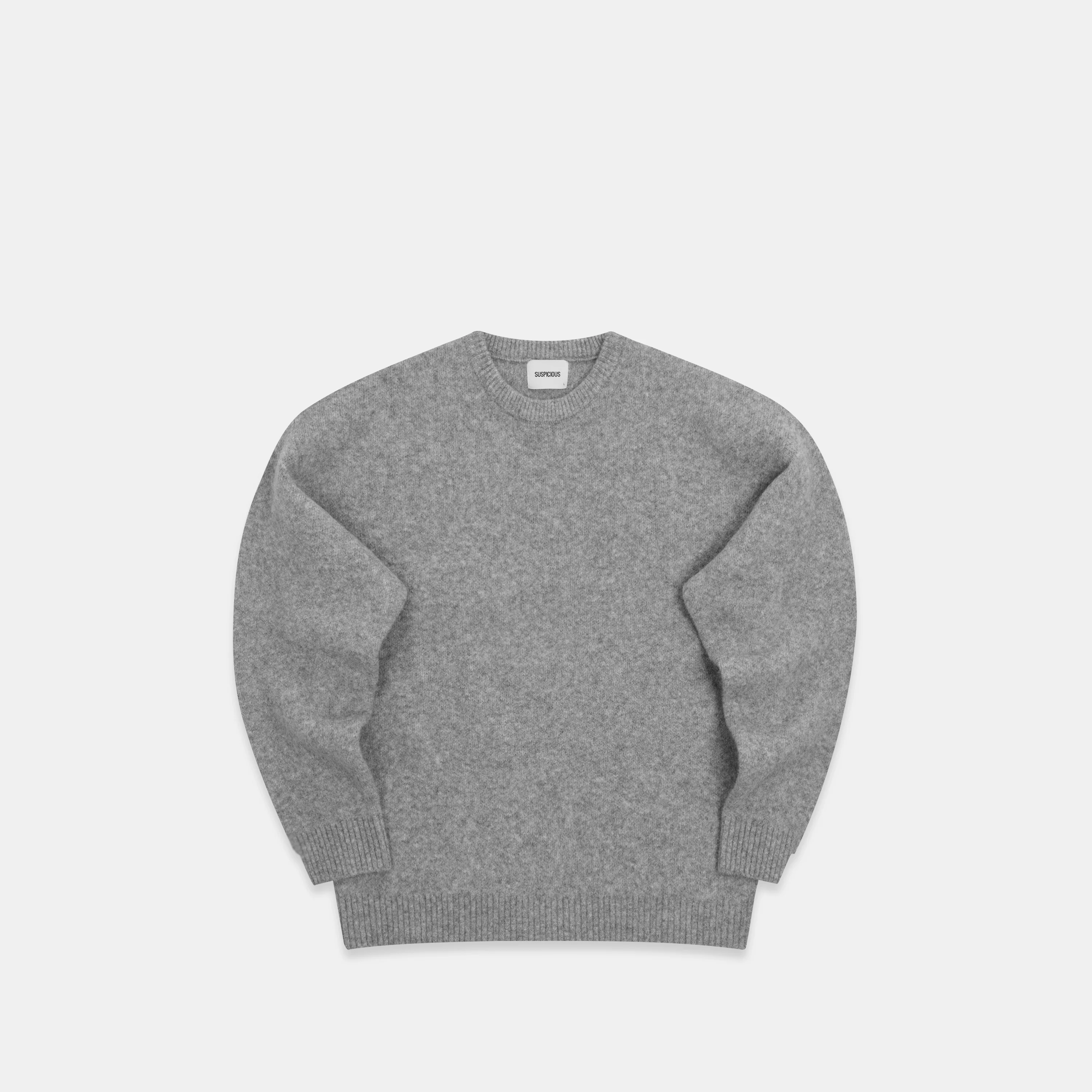 PL / Landscape Knitted Sweat - Heather Grey - Image 9