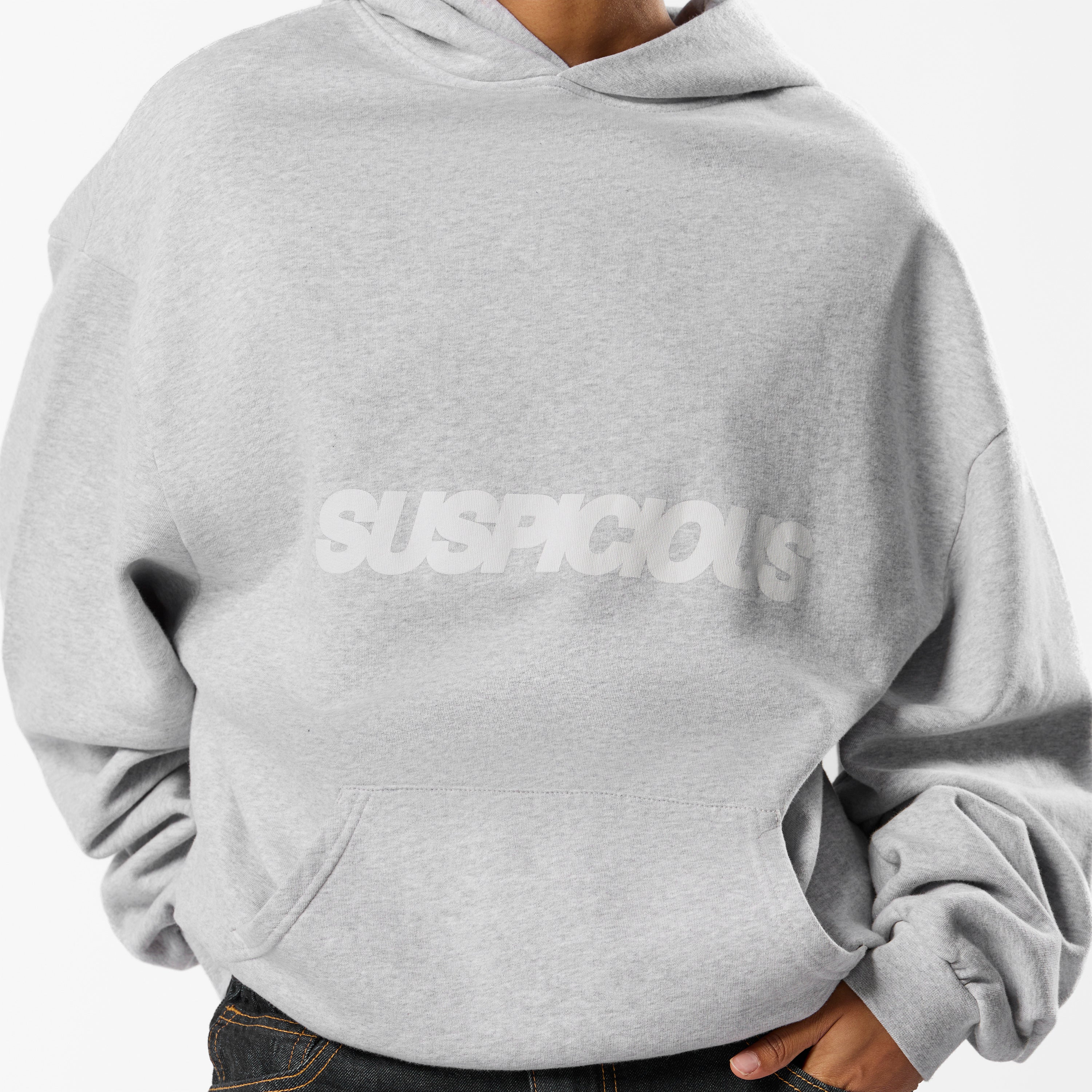 PL / Slanted Hoodie - Neutral Heather - Image 2