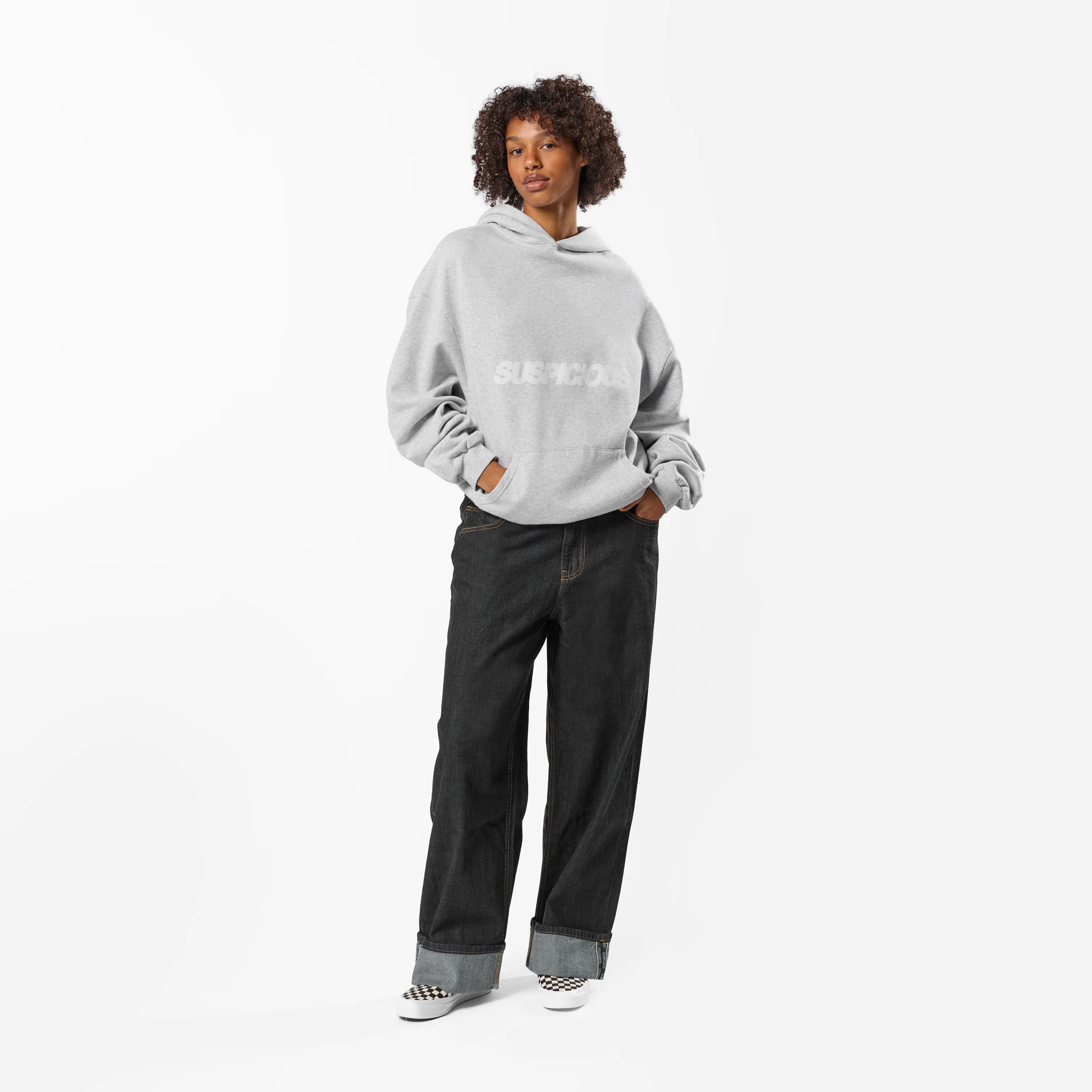 PL / Slanted Hoodie - Neutral Heather - Image 3