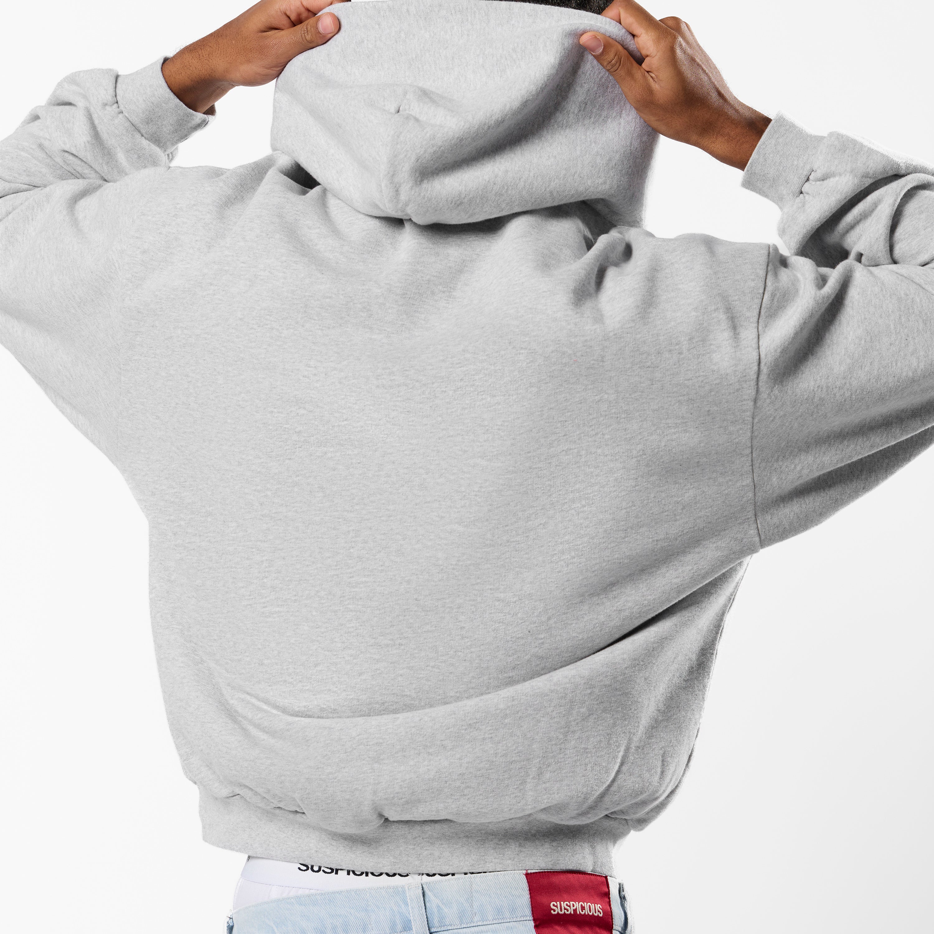 PL / Slanted Hoodie - Neutral Heather - Image 4