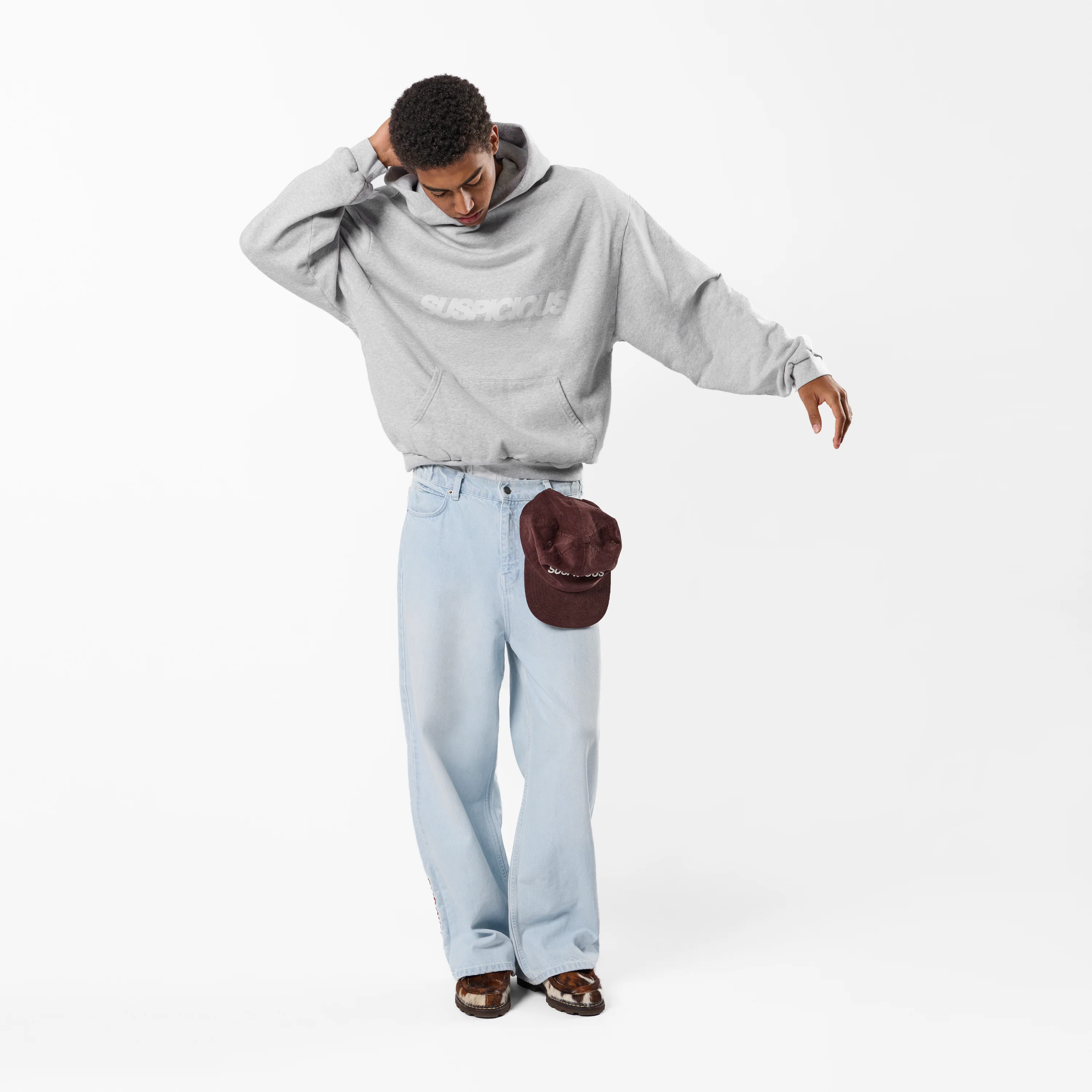 PL / Slanted Hoodie - Neutral Heather - Image 6