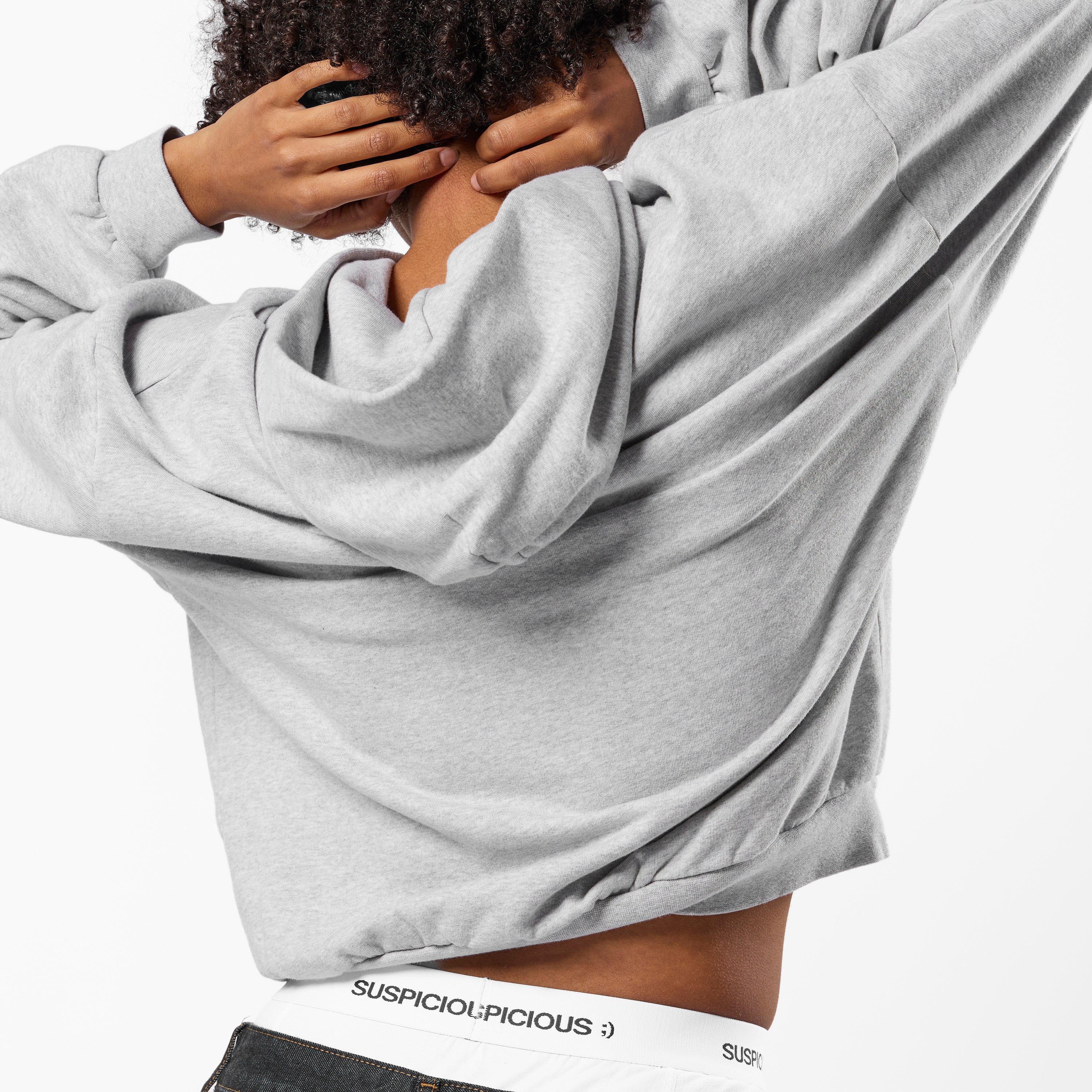 PL / Slanted Hoodie - Neutral Heather - Image 7