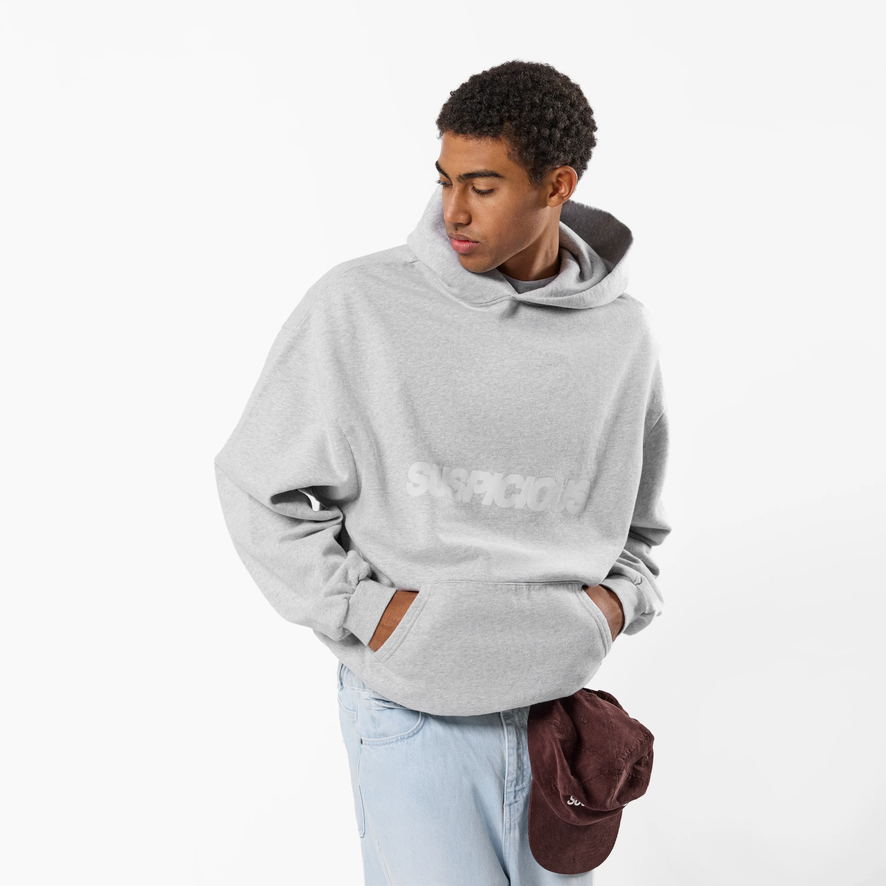 PL / Slanted Hoodie - Neutral Heather - Image 8