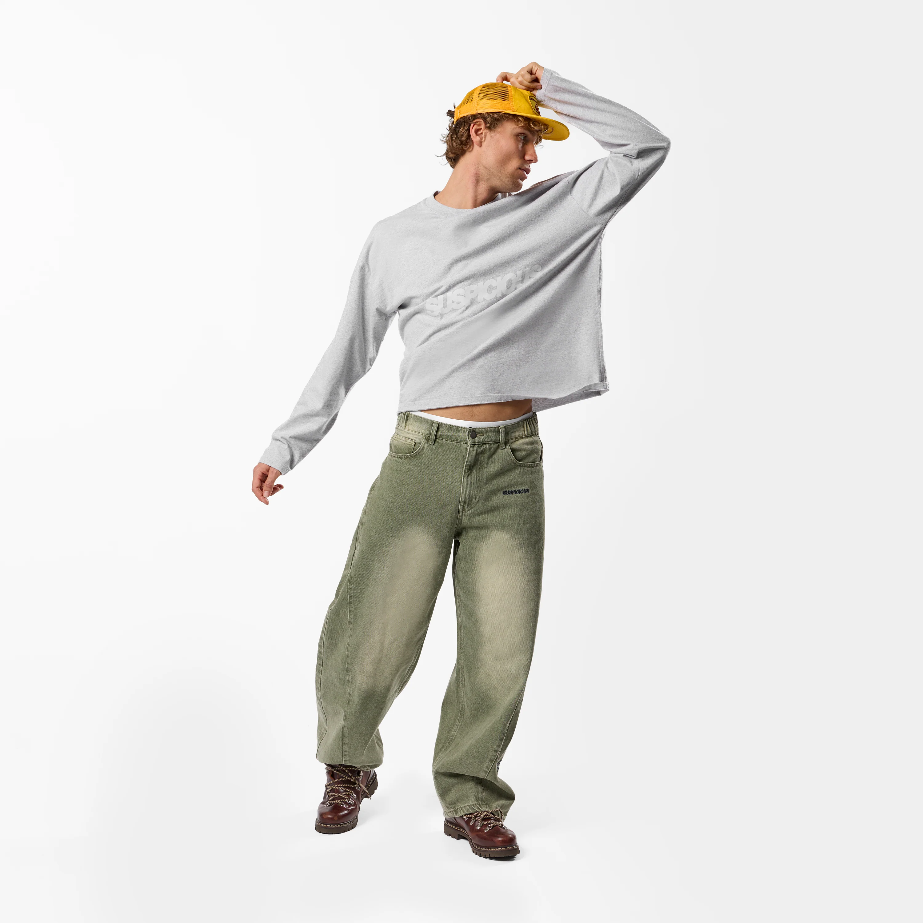 PL / Slanted Longsleeve - Neutral Heather - Image 3
