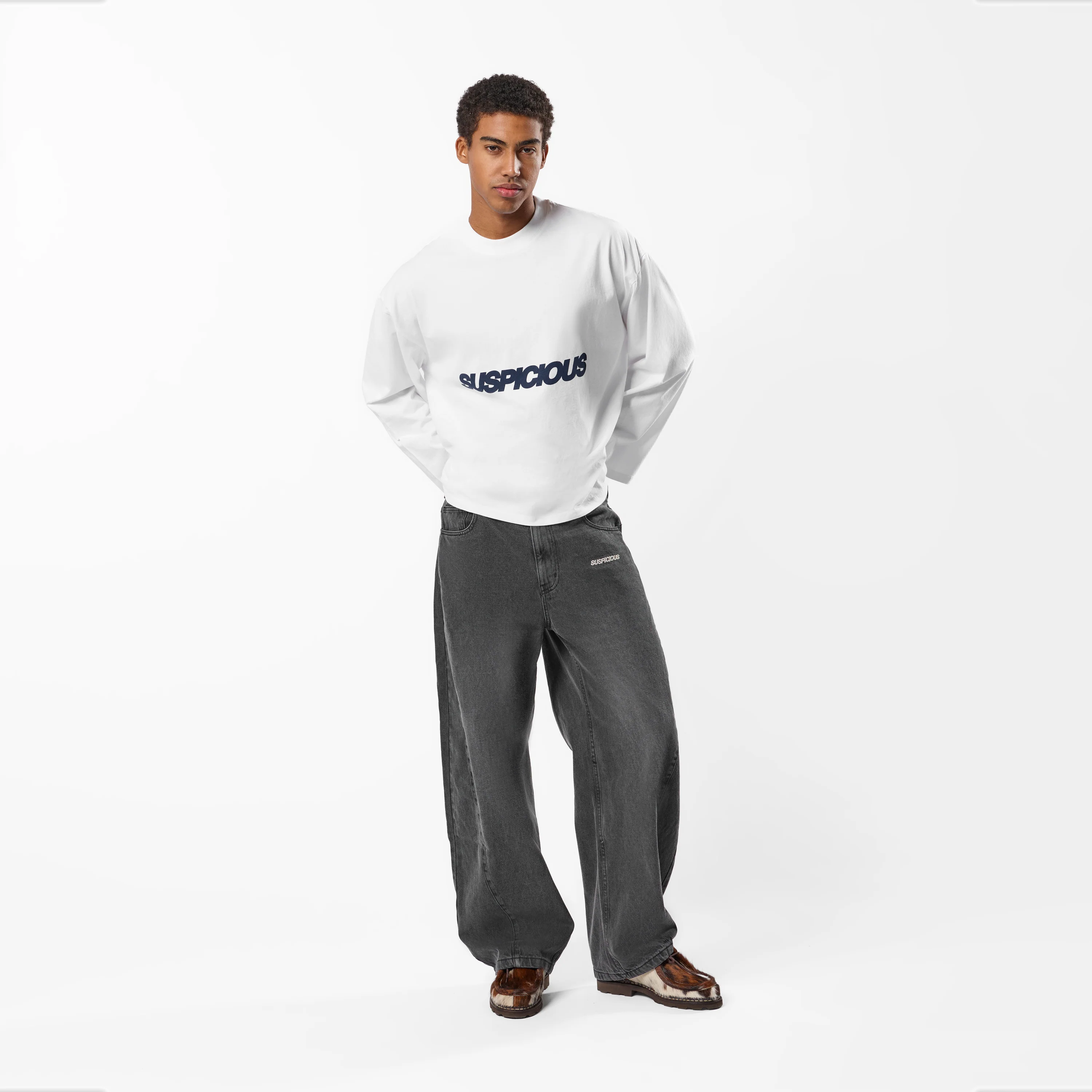 PL / Slanted Longsleeve - White - Image 3