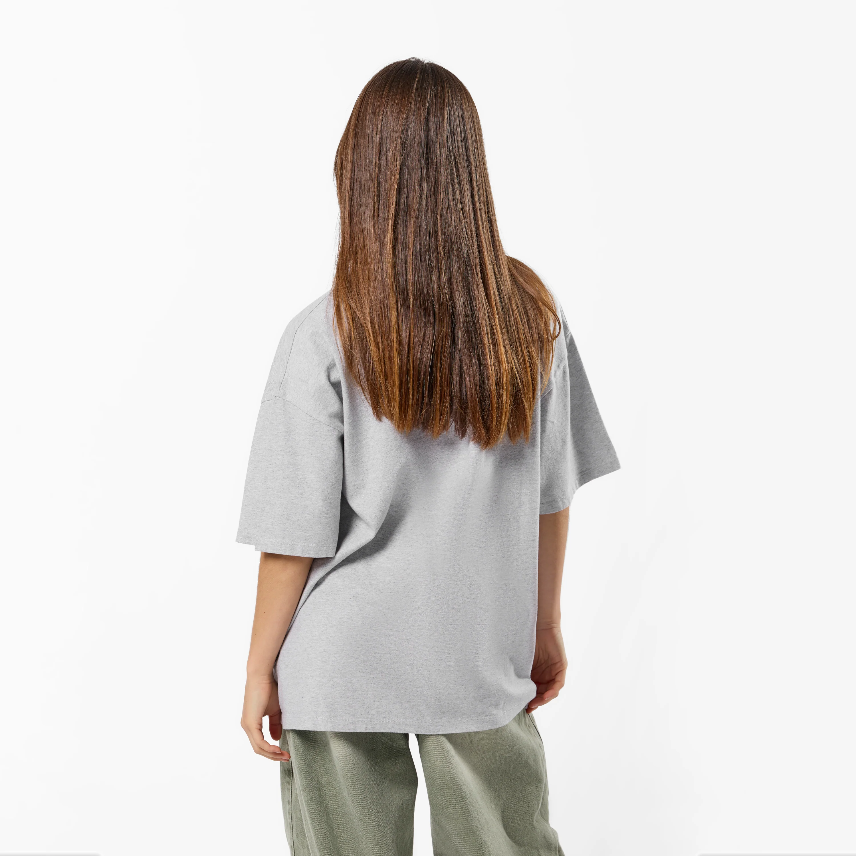 PL / Slanted Tee - Neutral Heather - Image 3