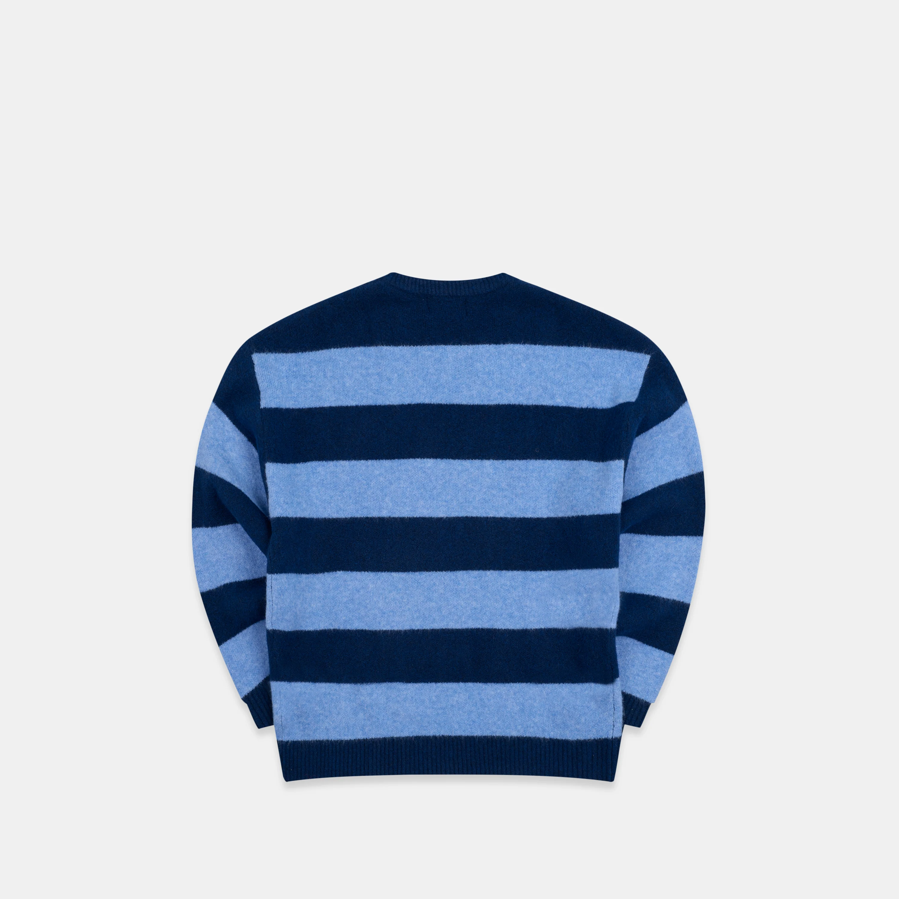 PL / Striped Knitted Sweat - Blue - Image 9