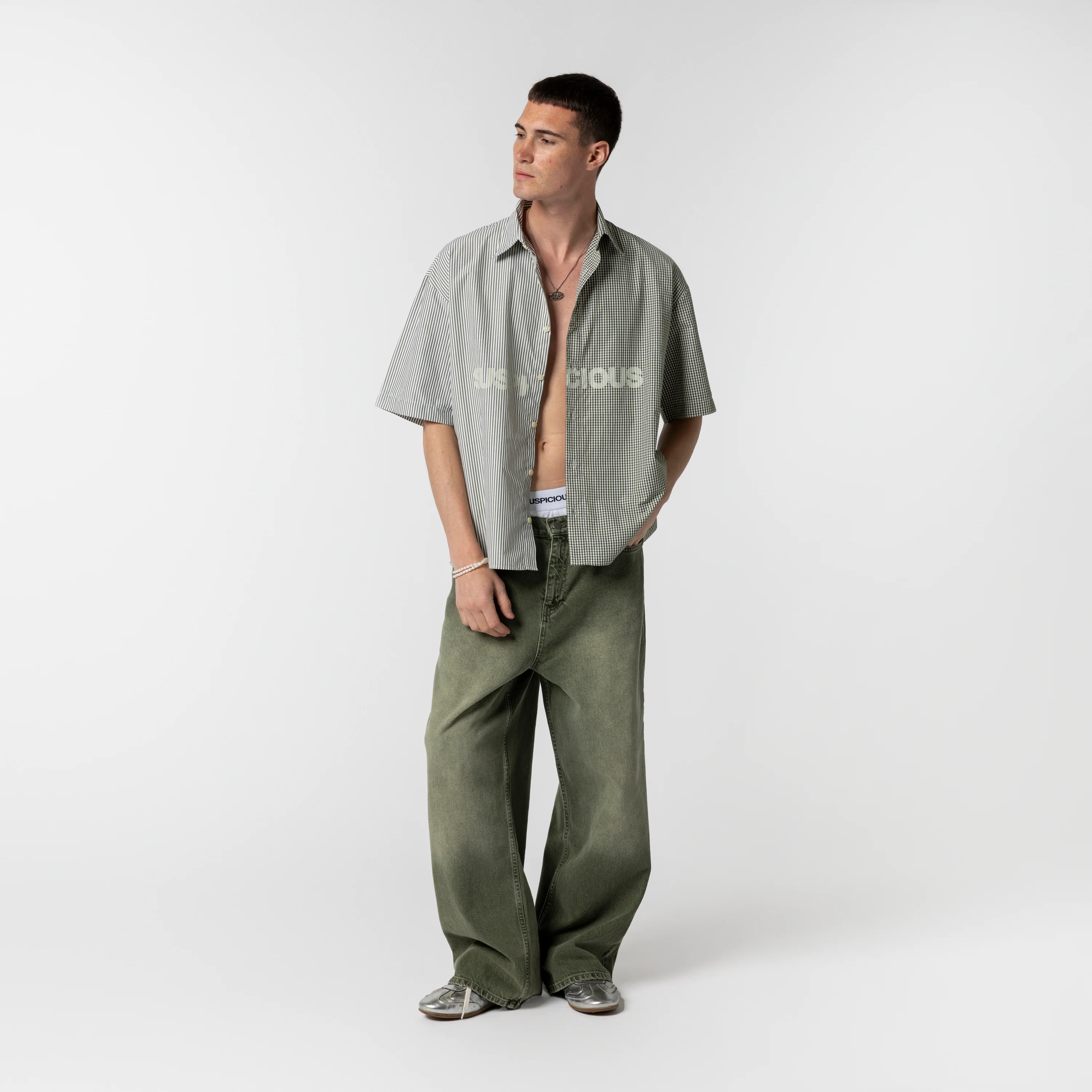 PL / Suspicious Dual Shortsleeve Shirt - Green - Image 5