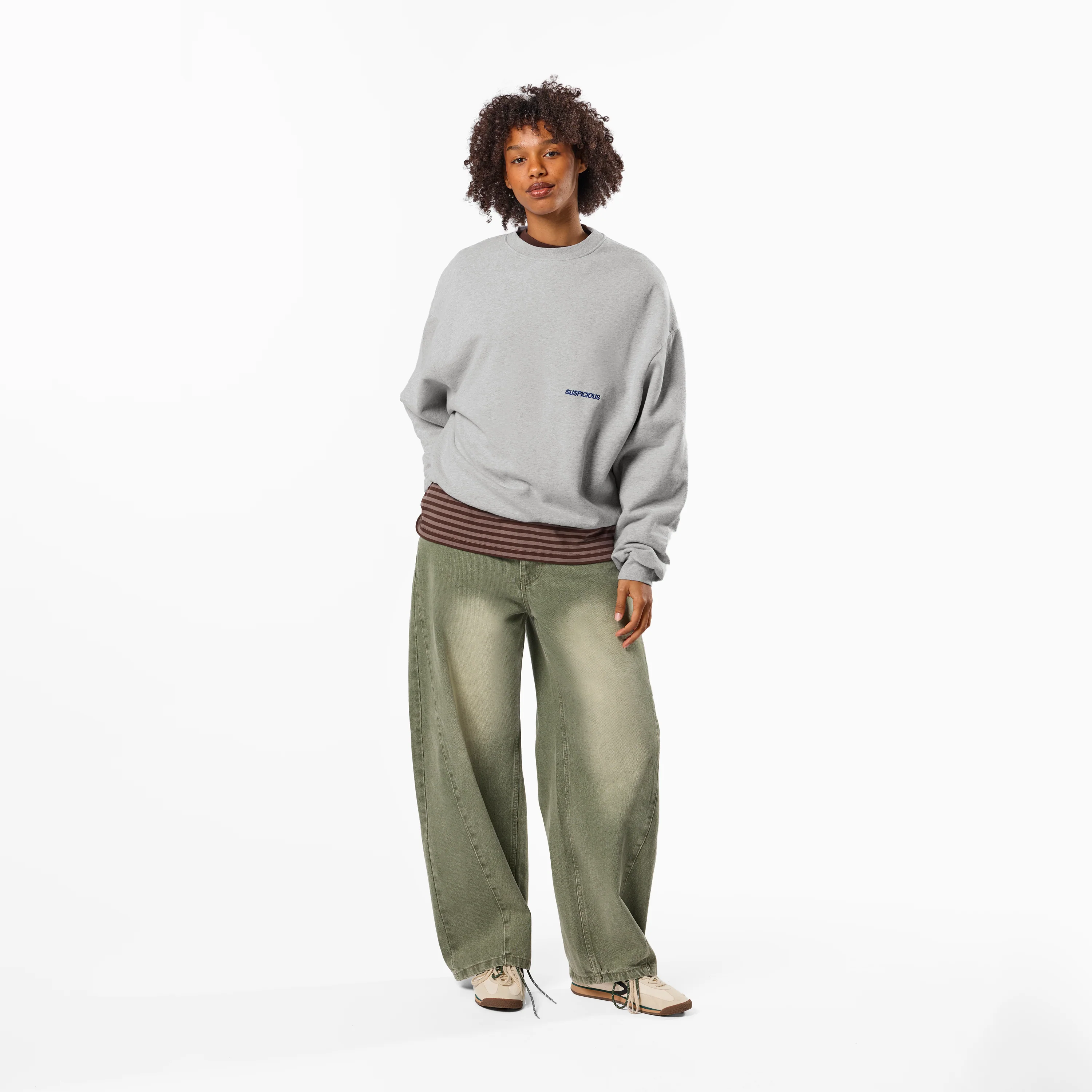 PL / The Essentials Crewneck - Neutral Heather - Image 7