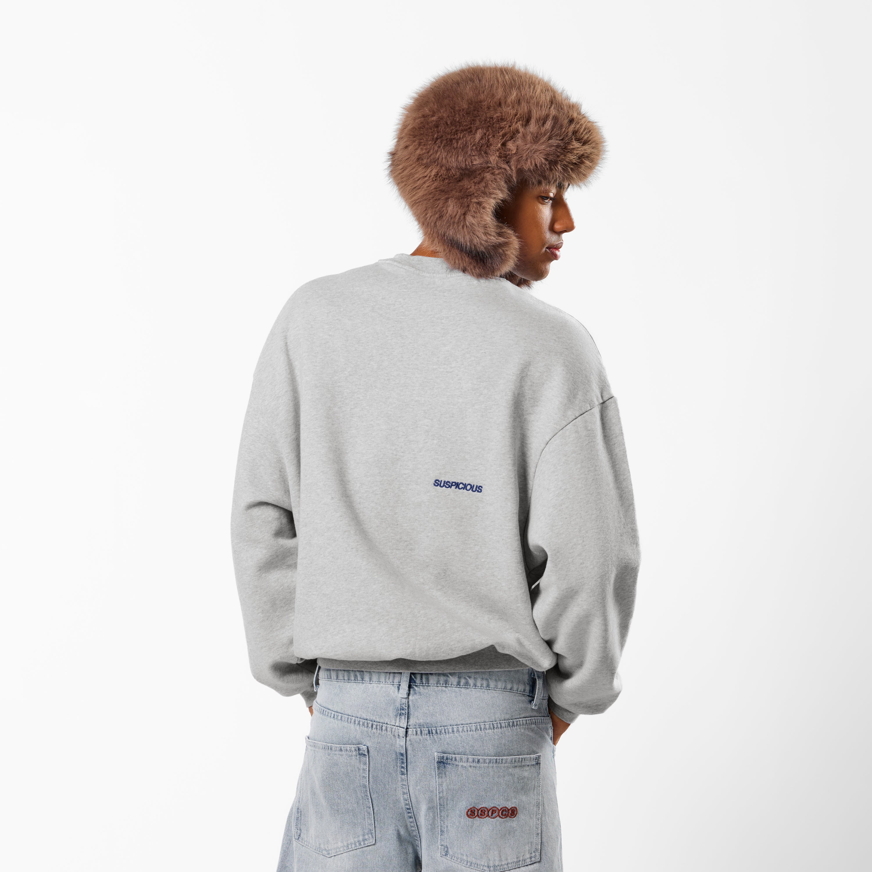 PL / The Essentials Crewneck - Neutral Heather - Image 8