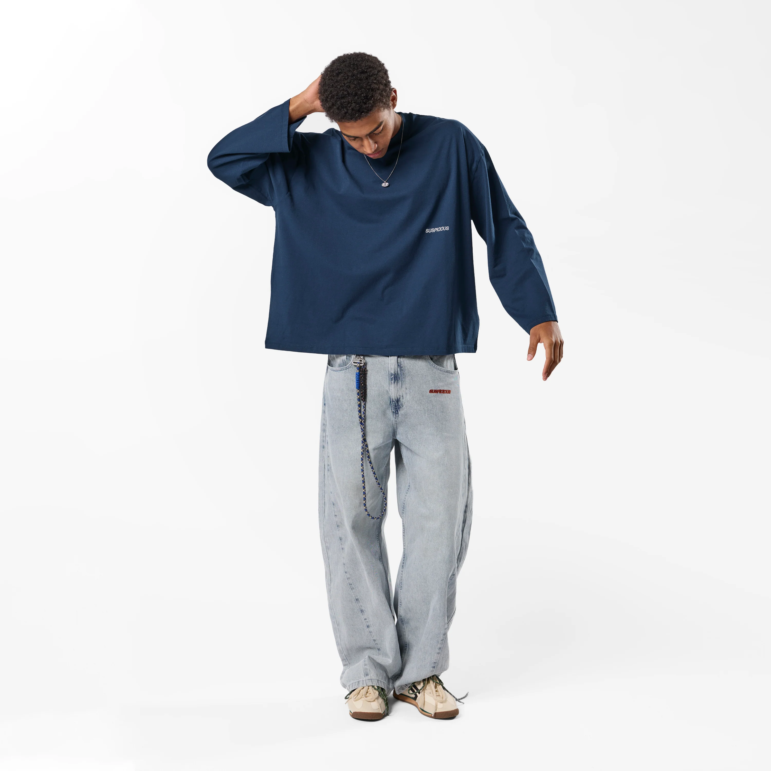 PL / The Essentials Longsleeve - Navy - Image 3