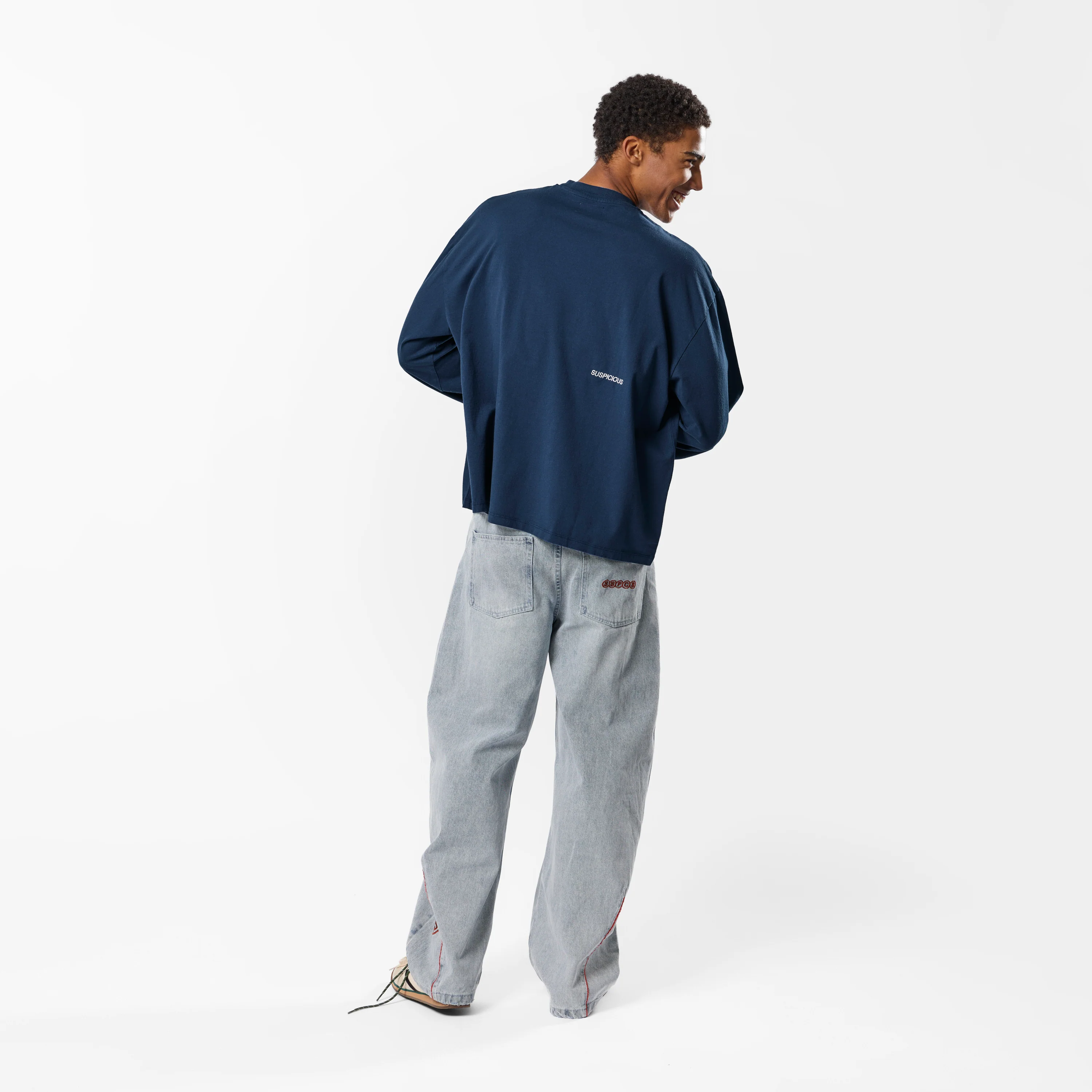 PL / The Essentials Longsleeve - Navy - Image 6