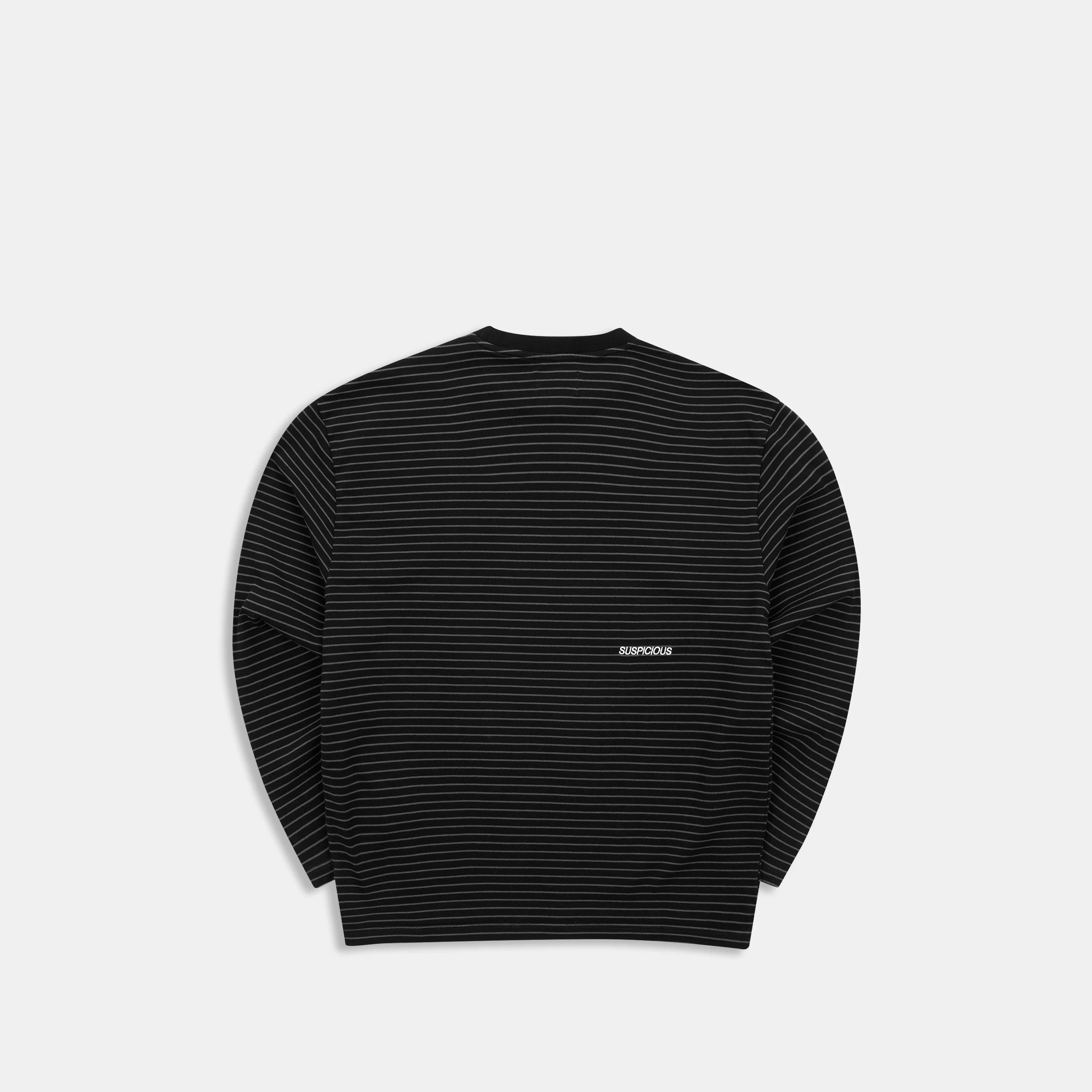 PL / The Essentials Striped Longsleeve - Black - Image 7