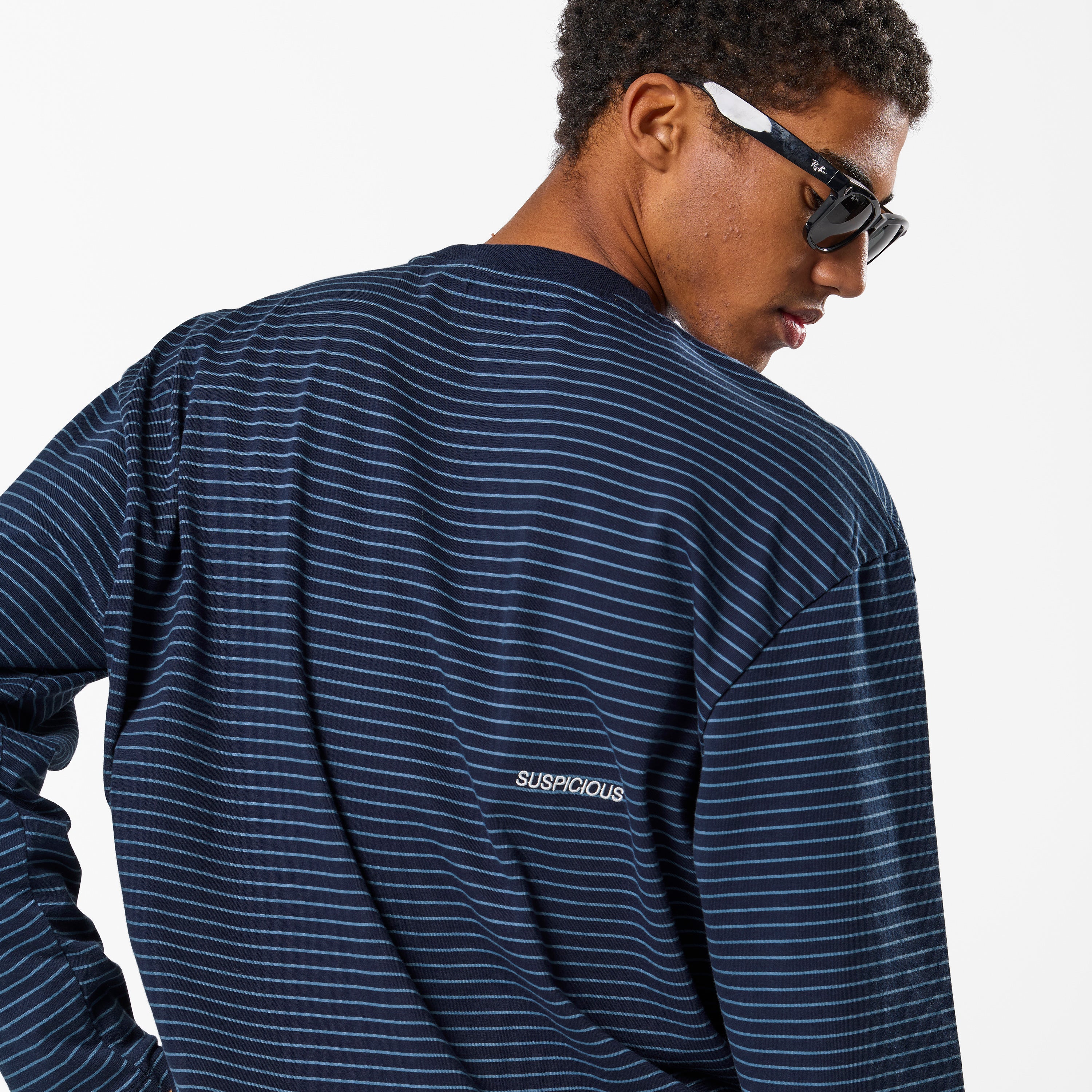 PL / The Essentials Striped Longsleeve - Nightfall - Image 4
