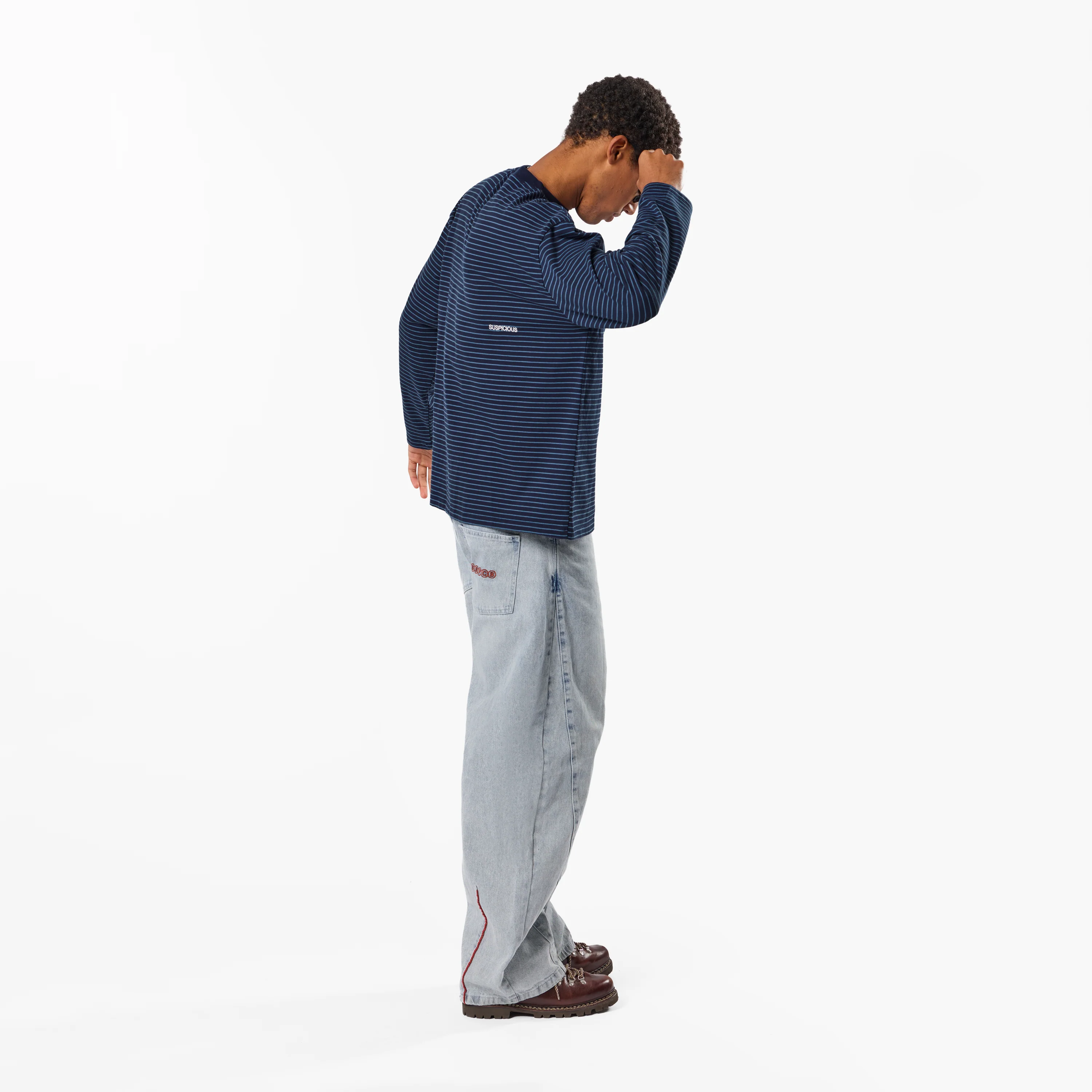 PL / The Essentials Striped Longsleeve - Nightfall - Image 7
