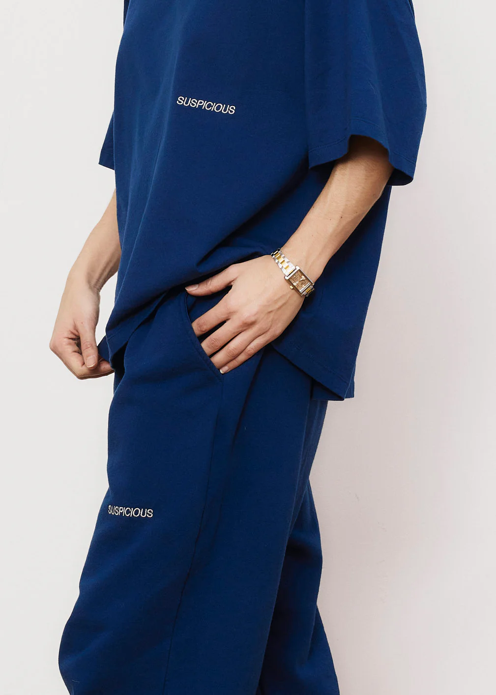 PL / The Essentials Sweatpants - Navy - Image 7