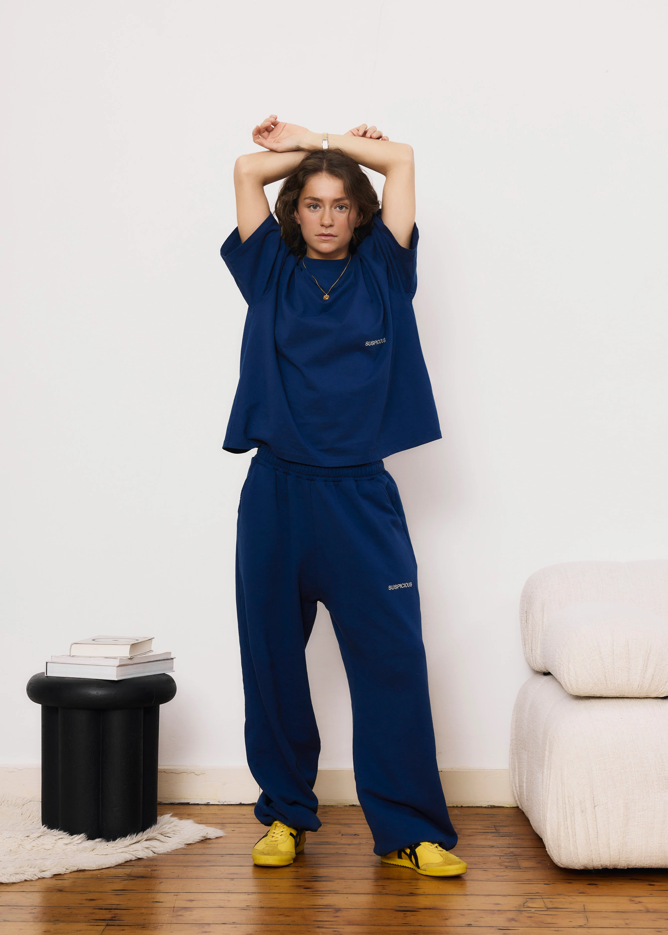 PL / The Essentials Sweatpants - Navy - Image 8