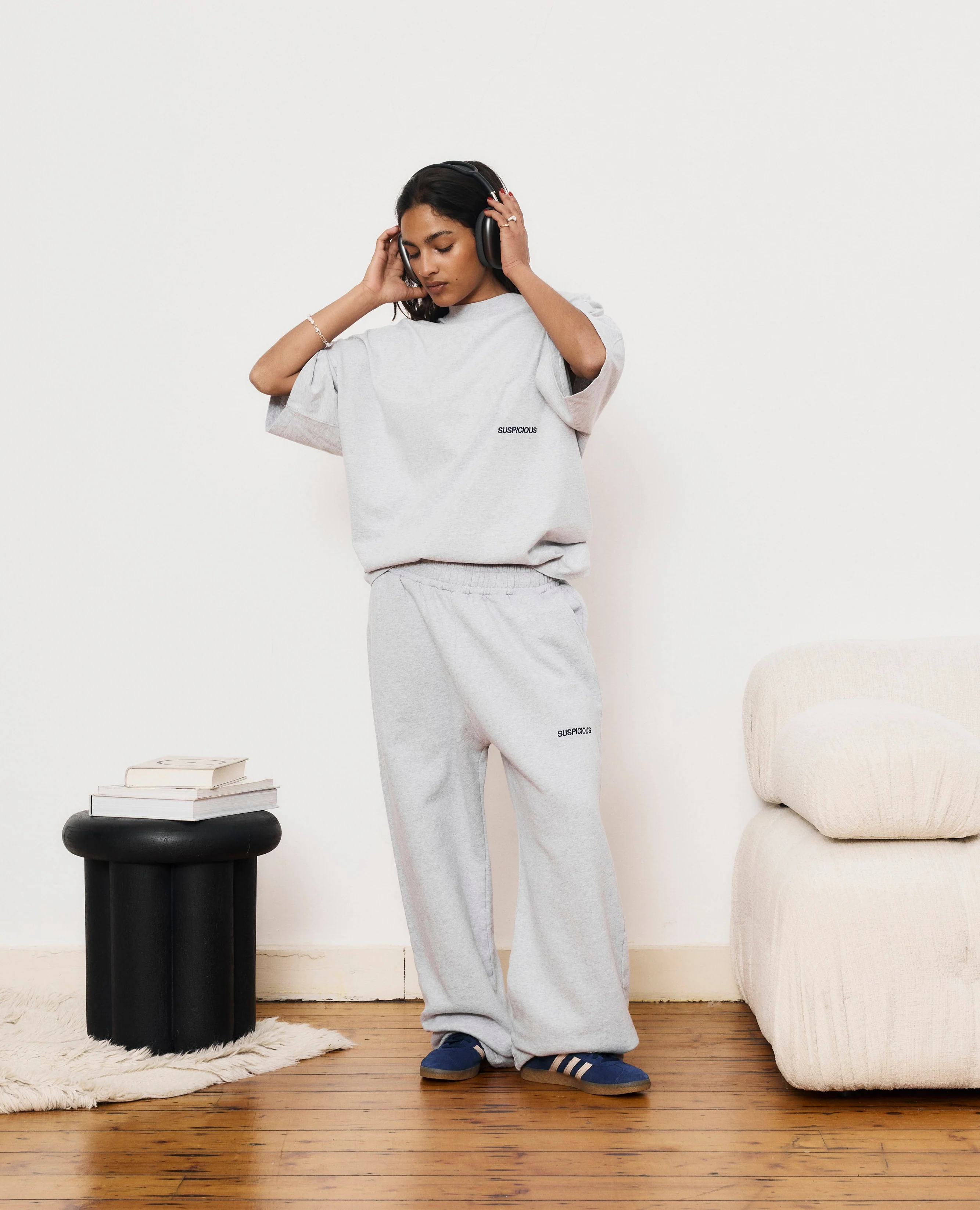 PL / The Essentials Sweatpants - Neutral Heather - Image 6