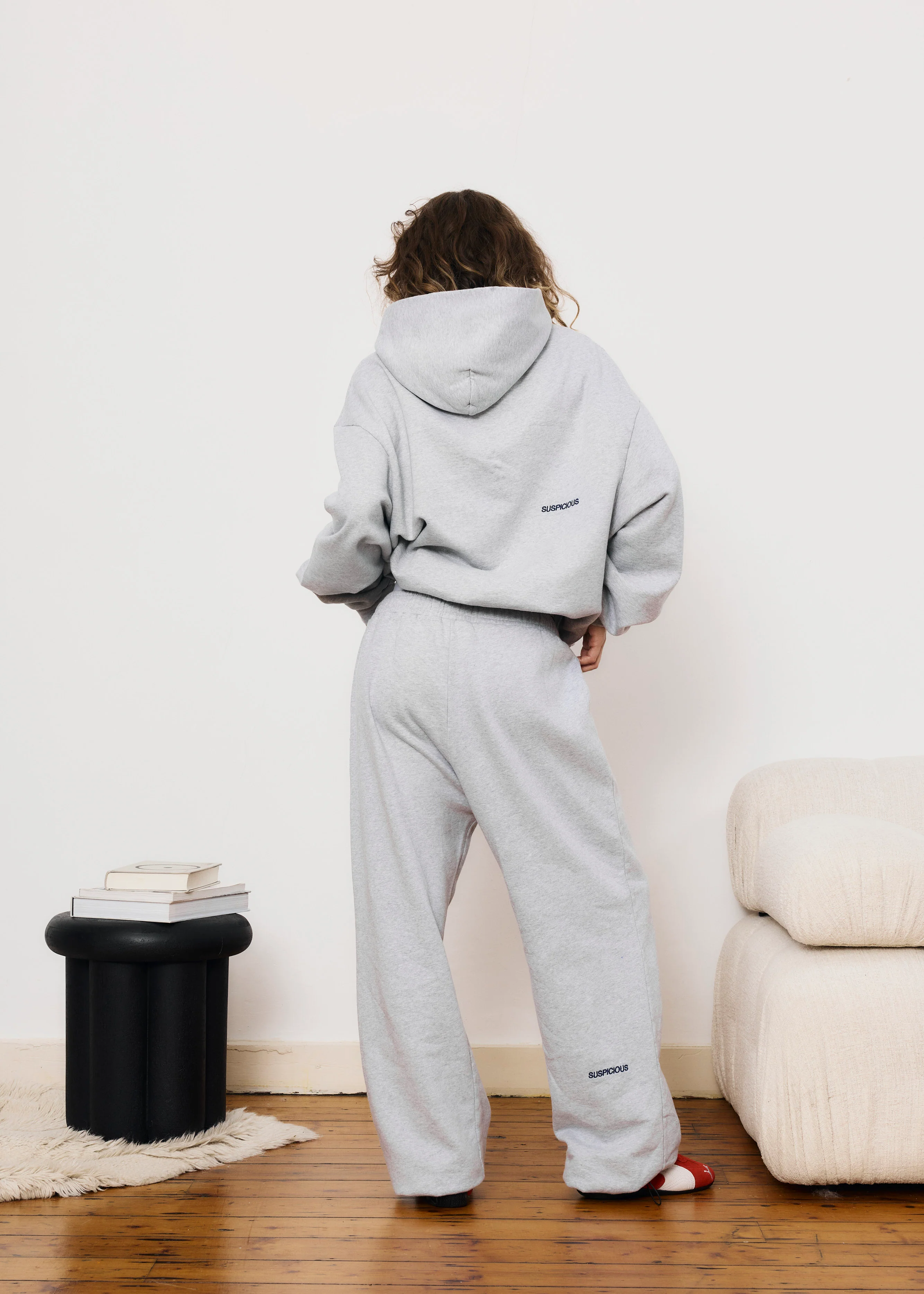 PL / The Essentials Sweatpants - Neutral Heather - Image 7