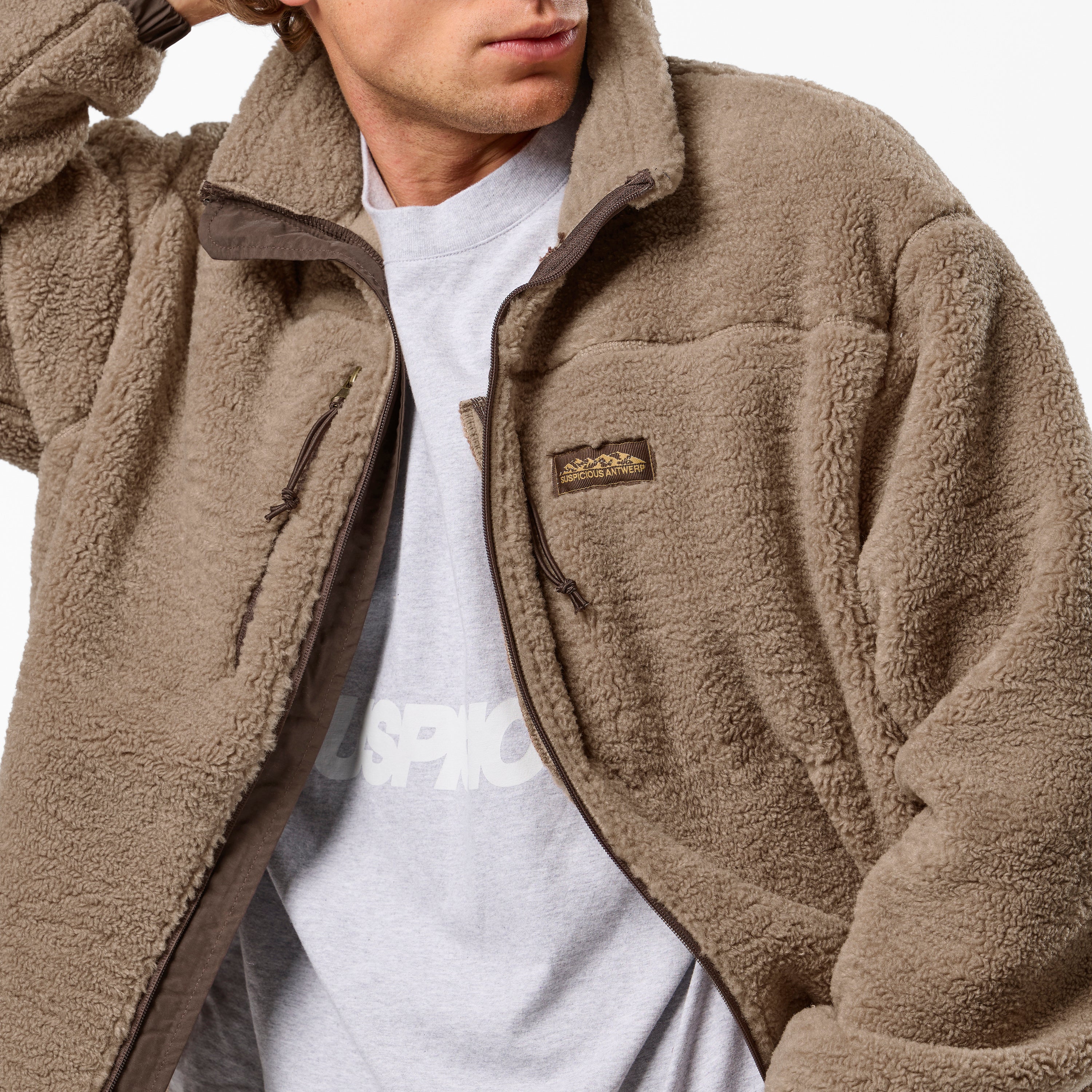 PL / The Landscape Sherpa Jacket - Brown - Image 2