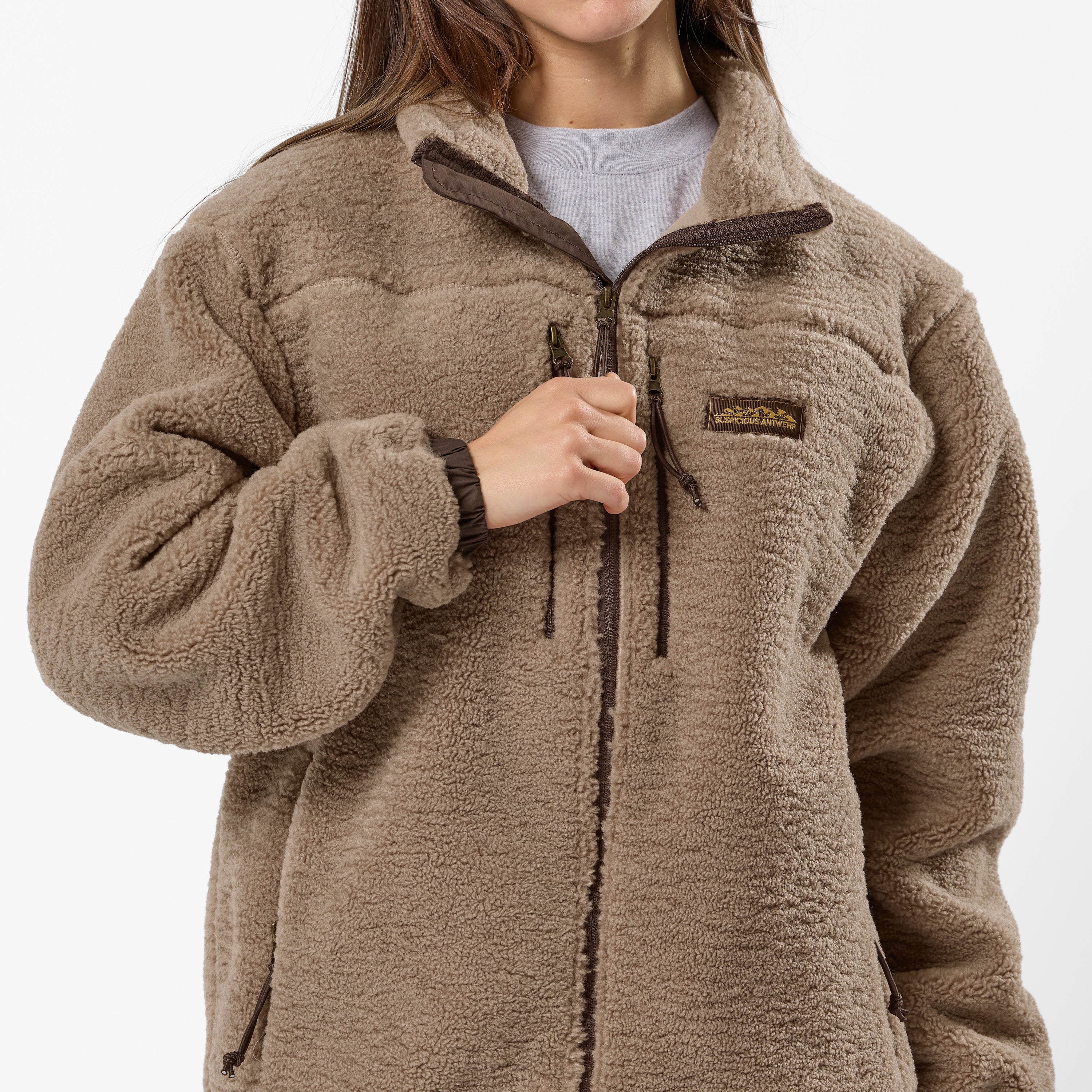 PL / The Landscape Sherpa Jacket - Brown - Image 6