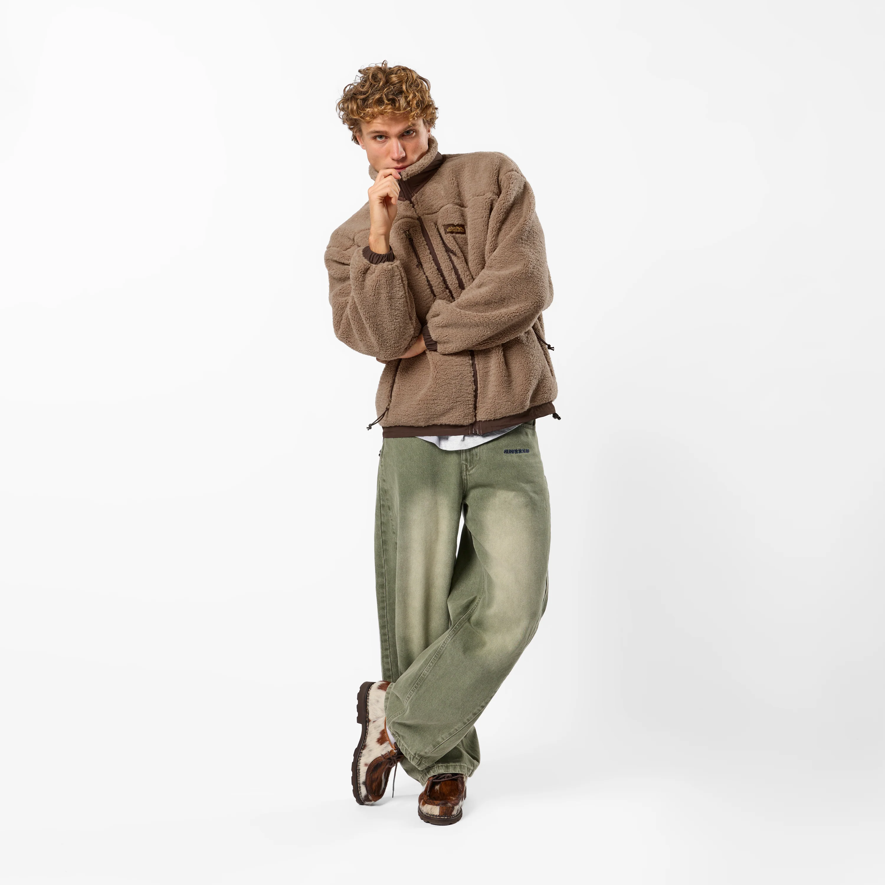 PL / The Landscape Sherpa Jacket - Brown - Image 7