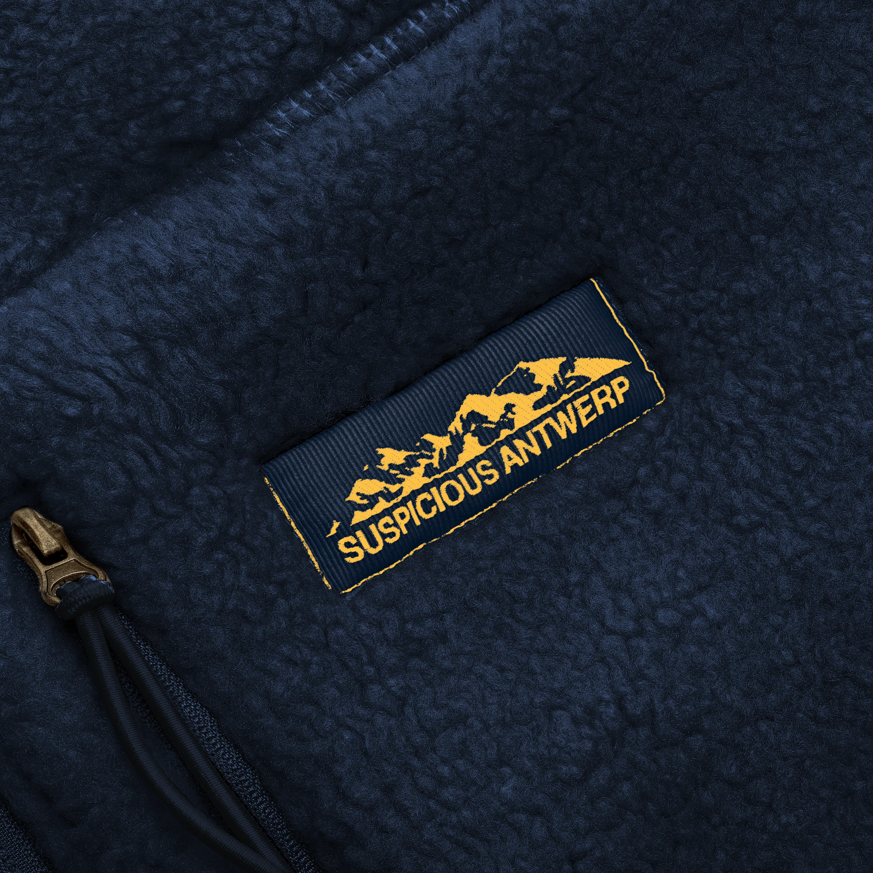 The Landscape Sherpa Jacket - Navy - Image 4