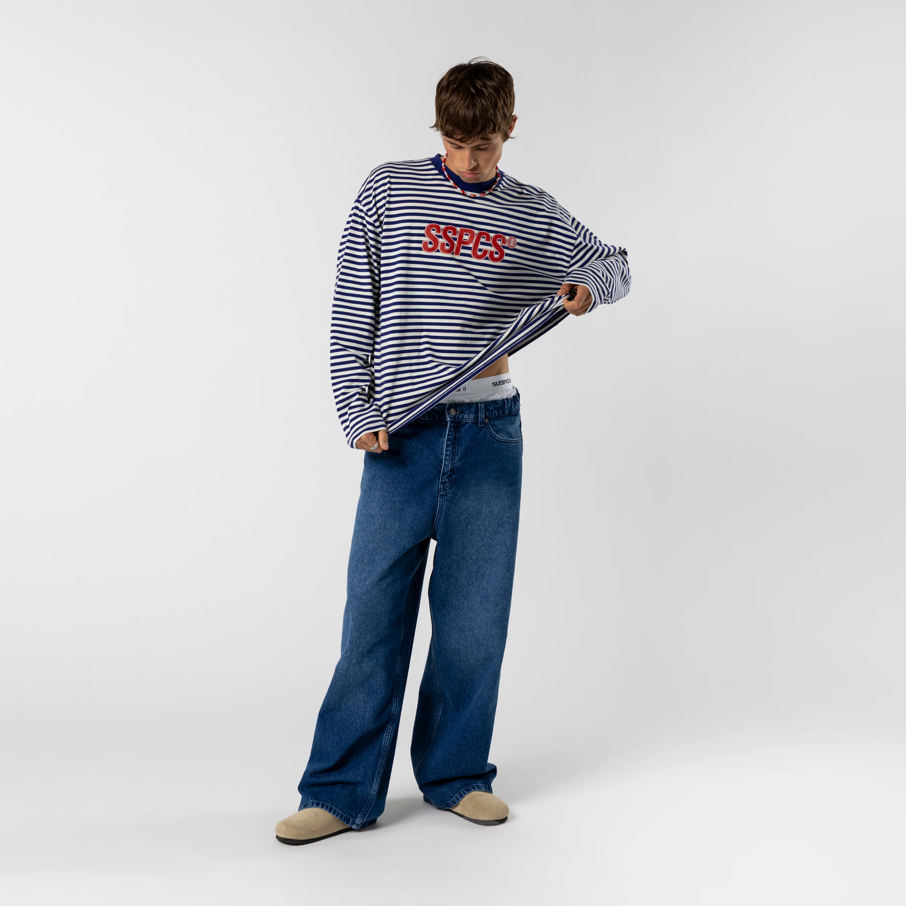 PL / The SSPCS Striped Longsleeve - Blue Red - Image 2