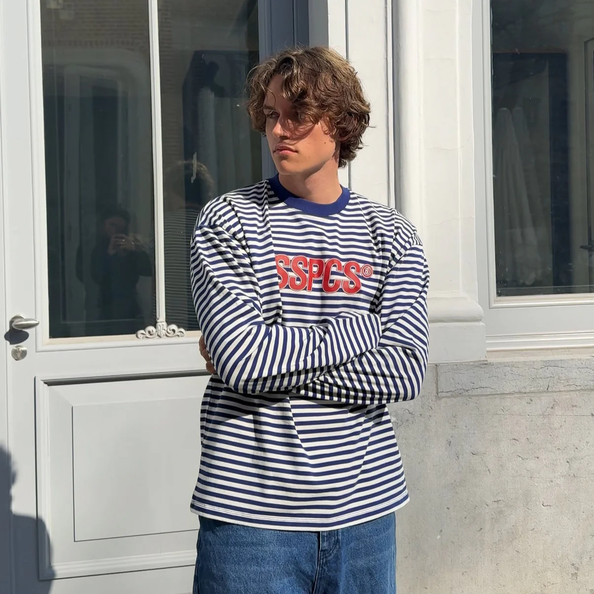 PL / The SSPCS Striped Longsleeve - Blue Red - Image 8