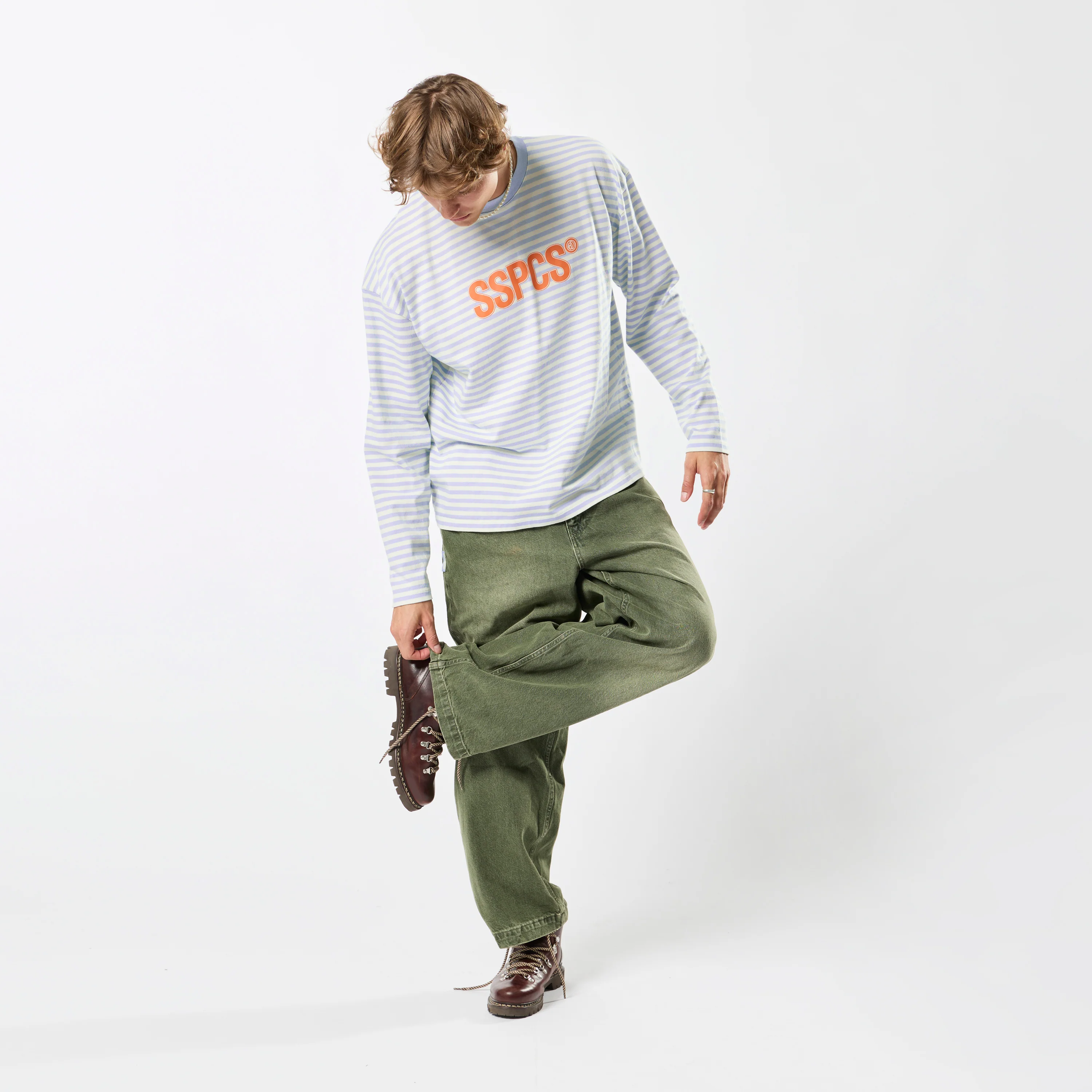 PL / The SSPCS Striped Longsleeve - Celestial Blue - Image 4