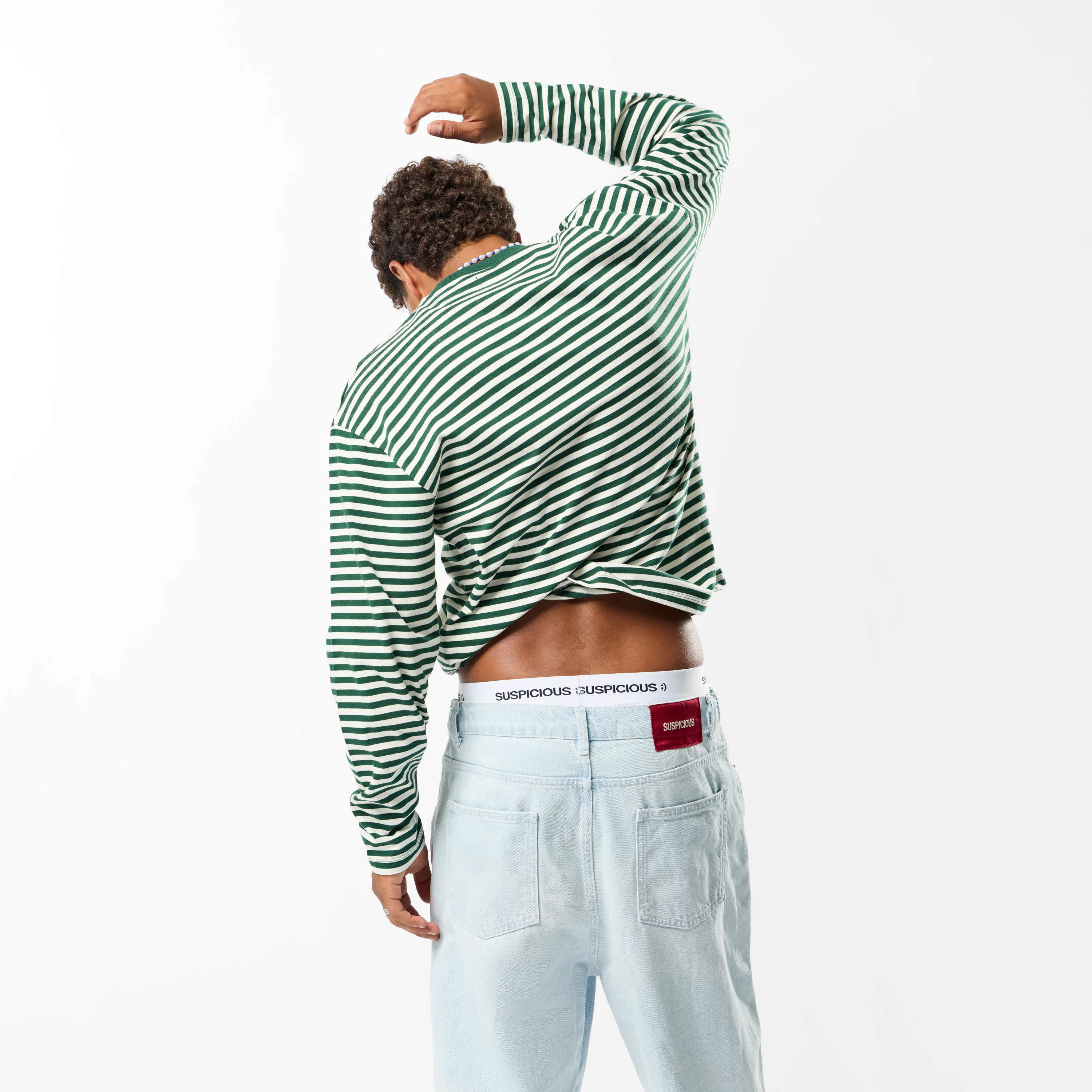 PL / The SSPCS Striped Longsleeve - Green Yellow - Image 3