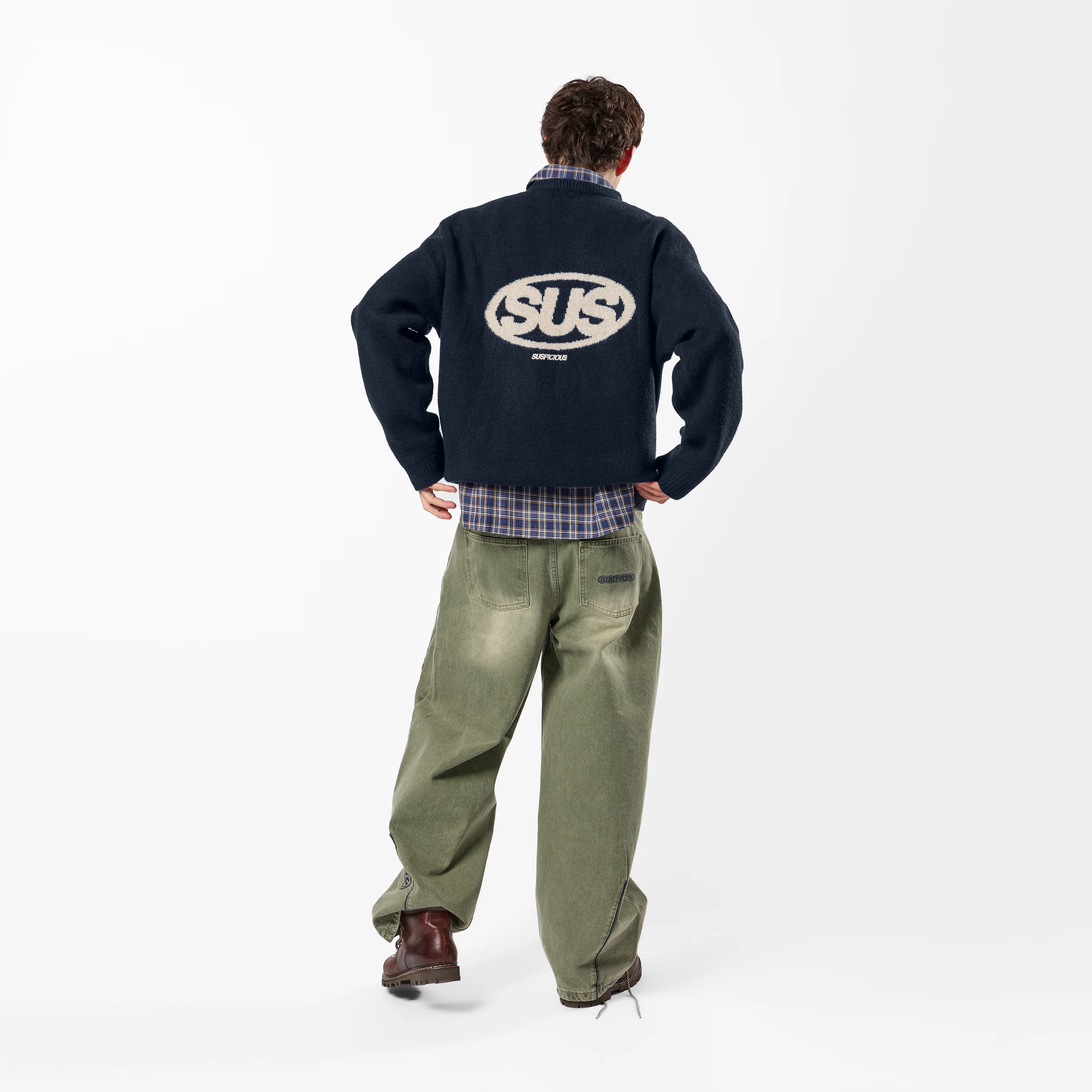 PL / The SUS Knitted Sweat - Navy - Image 8