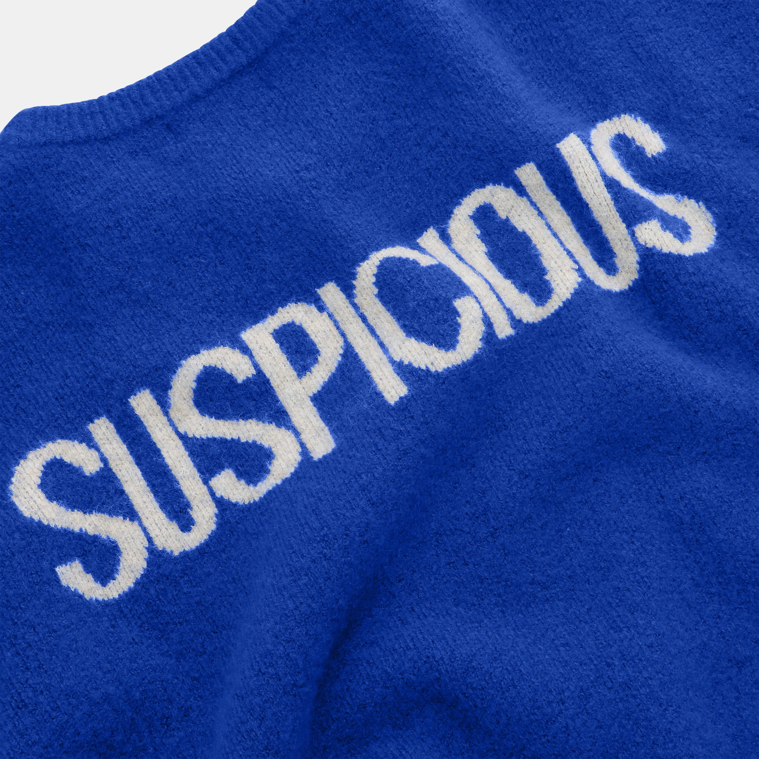 The Suspicious 1 Knitted Sweat - Blue - Image 2