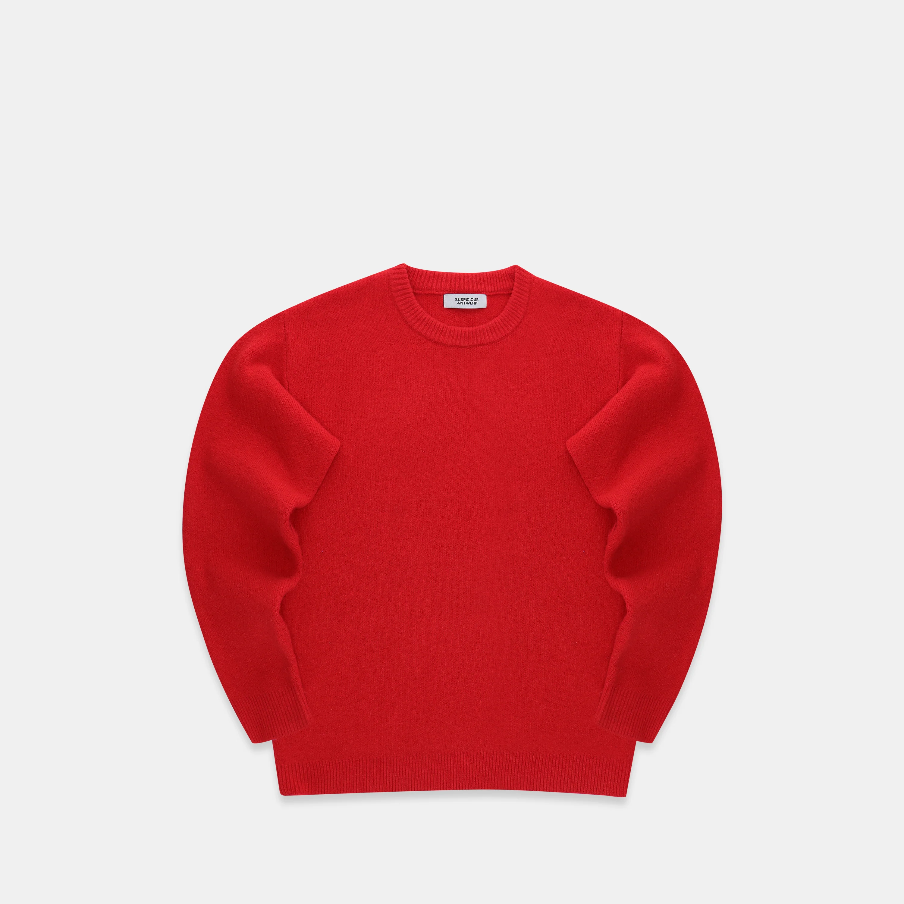 PL / The Suspicious Knitted Sweat - Red - Image 3