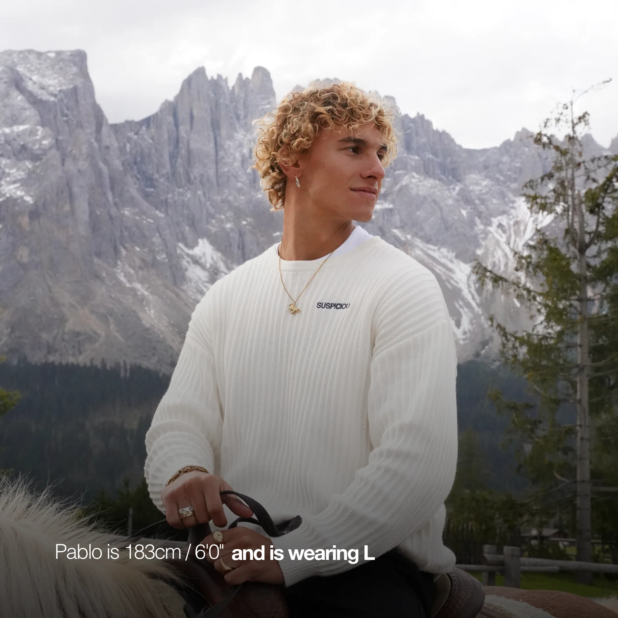 PL / The Suspicious Rib Knit - White - Image 5