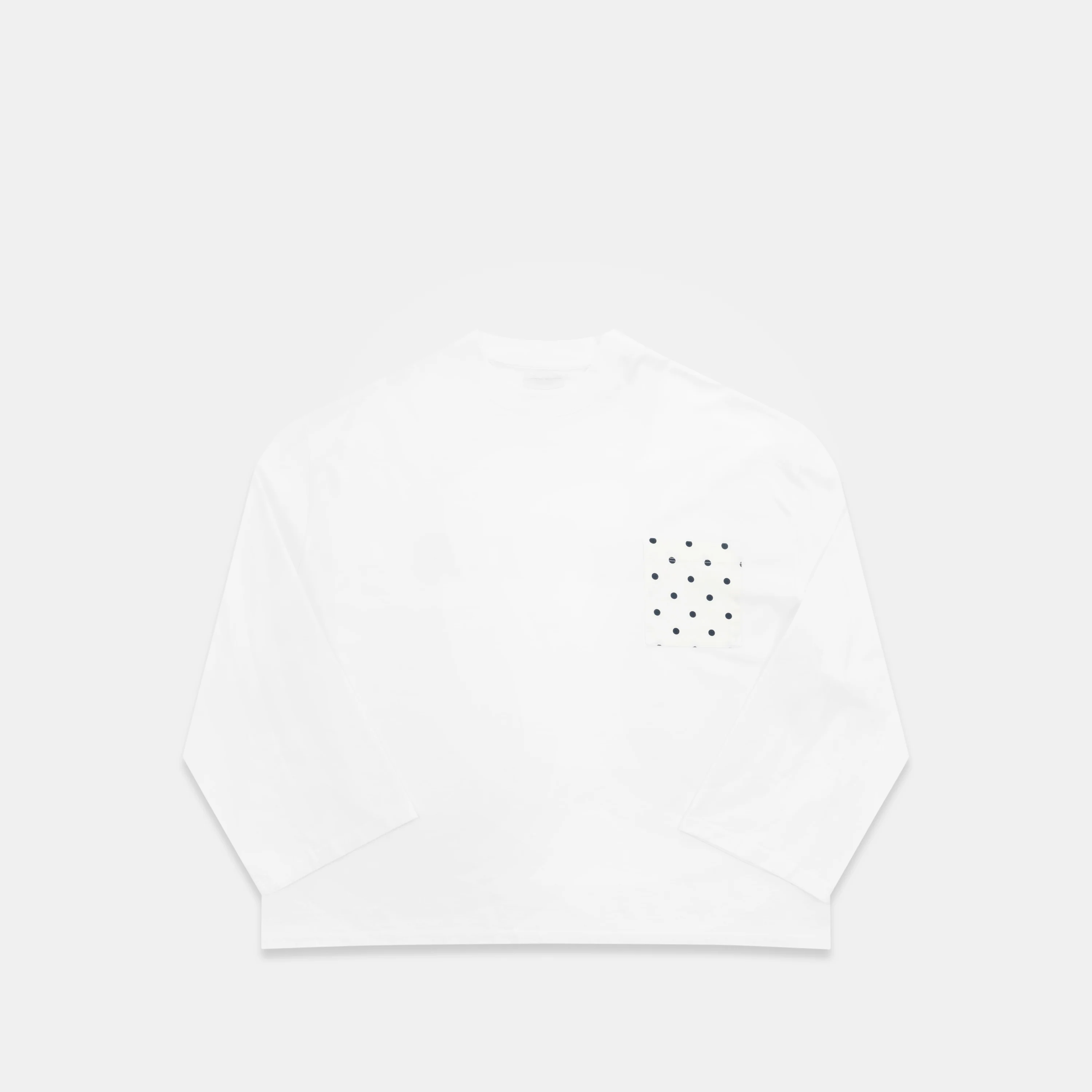 Polkaline / Polka Pocket Longsleeve - White