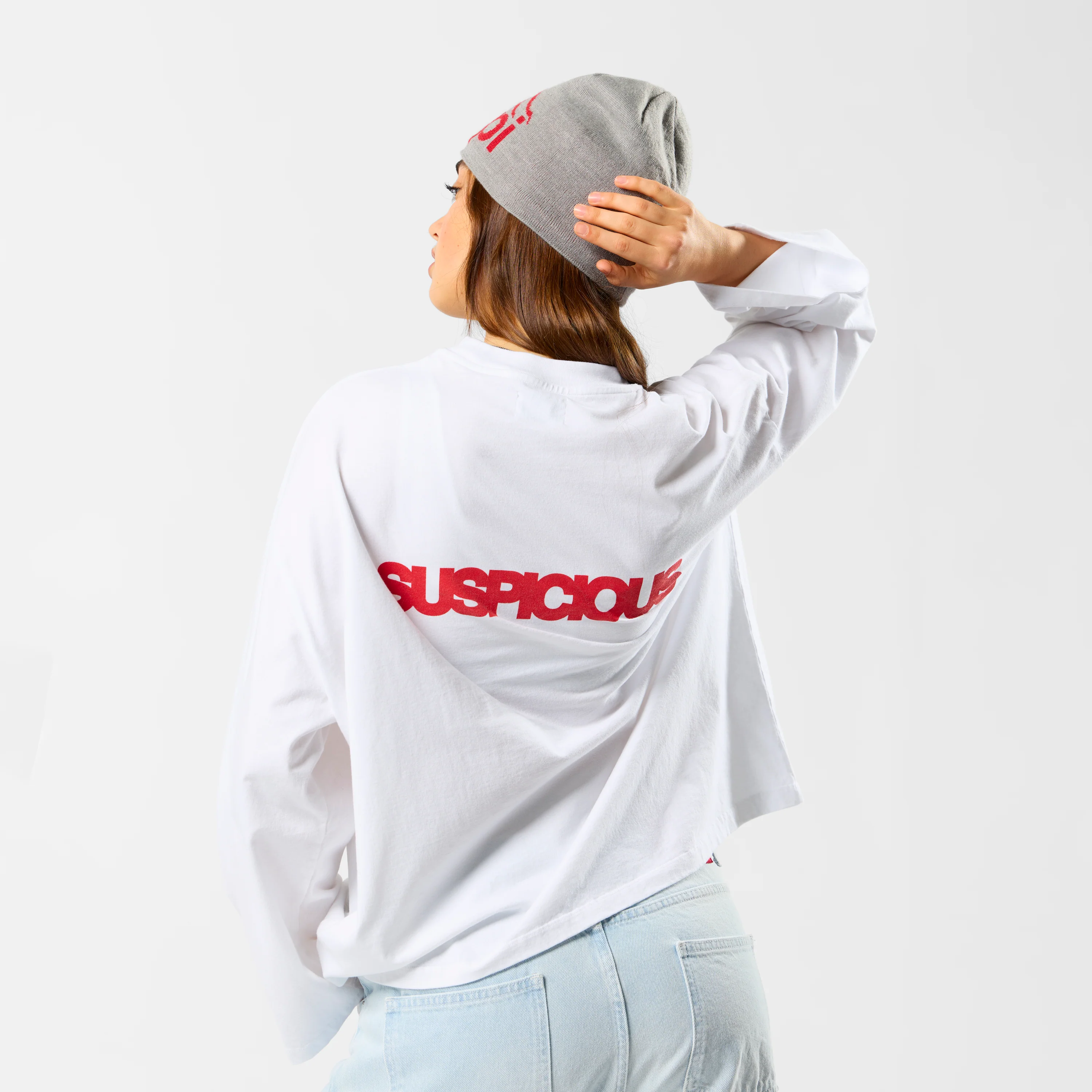 Polkaline / Polka Pocket Longsleeve - White - Image 2