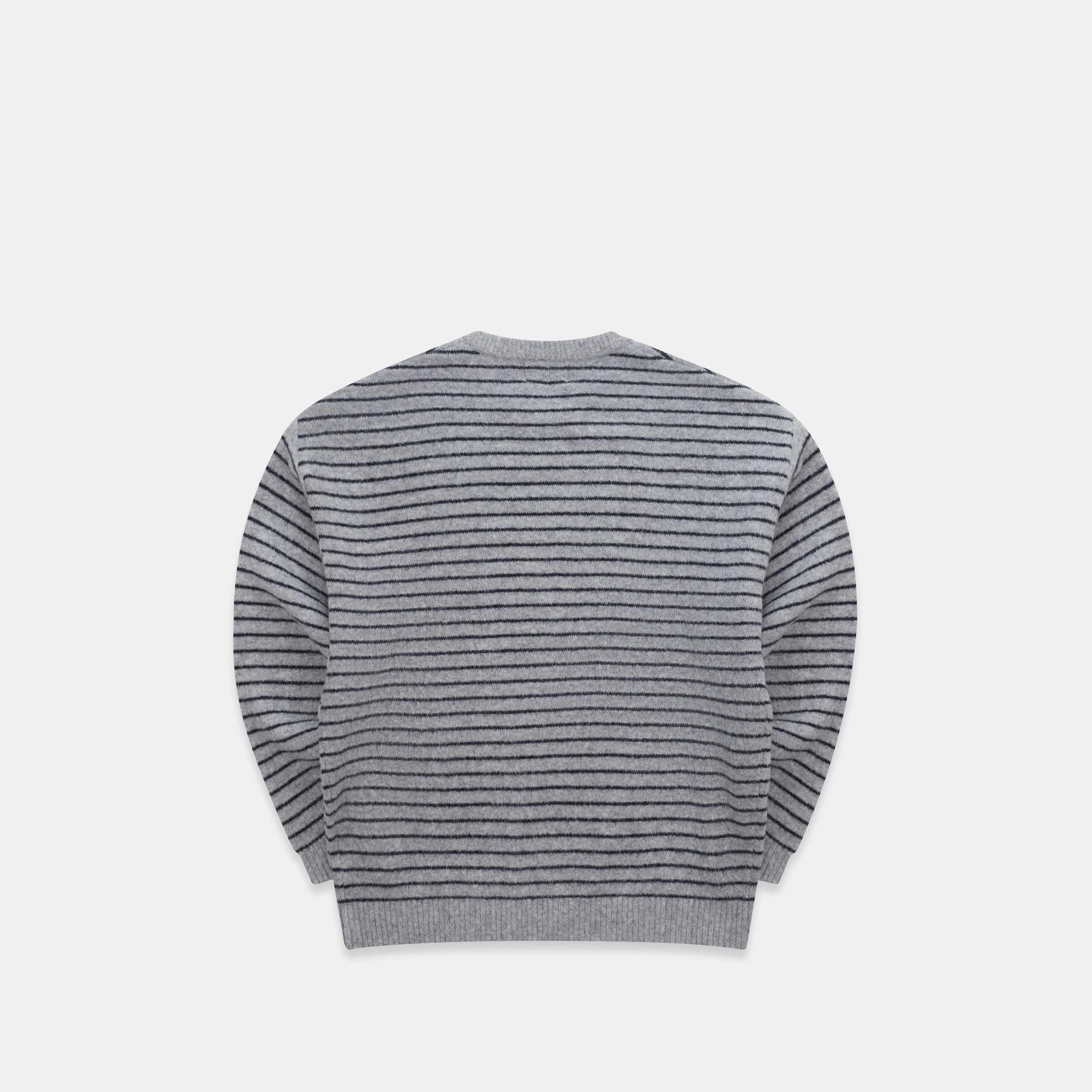 Polkaline / Striped Knitted Sweat - Neutral Heather - Image 9