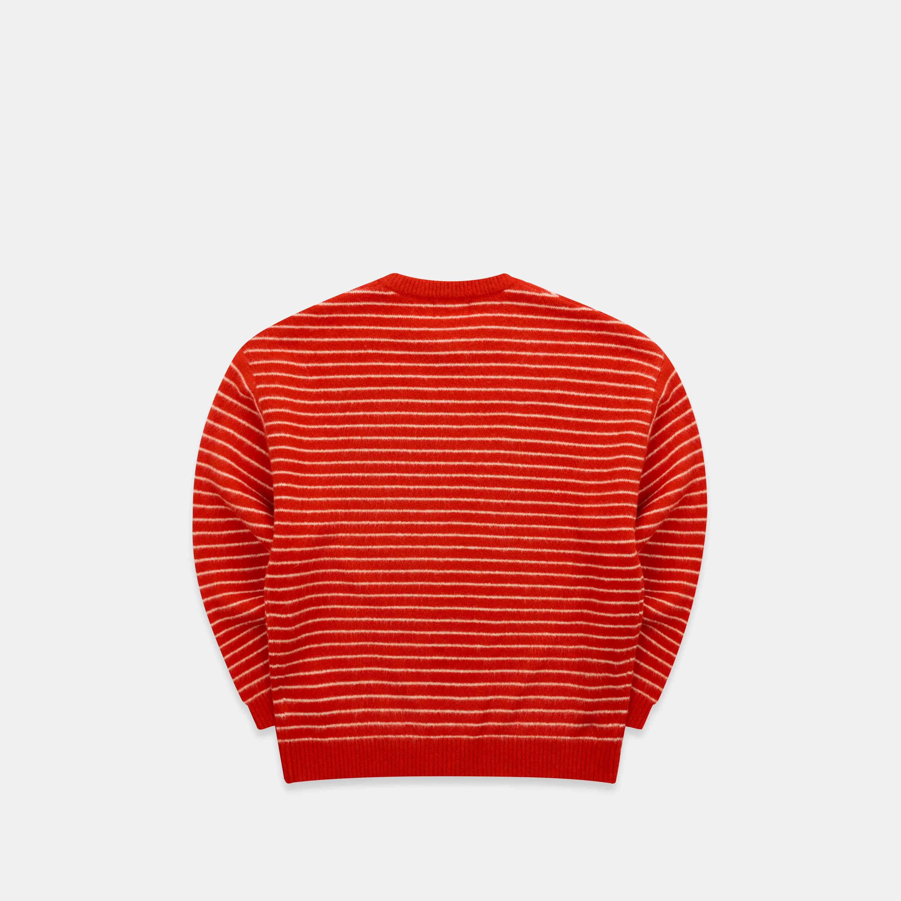 Polkaline / Striped Knitted Sweat - Red - Image 9